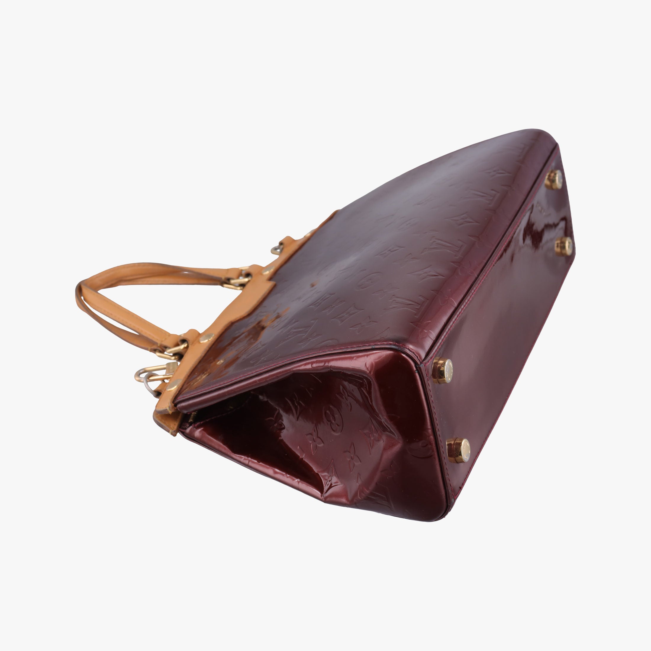 Pre-owned Louis Vuitton Brea MM AMARANTE Vernis M91619 shoulderbag | stylenewstar