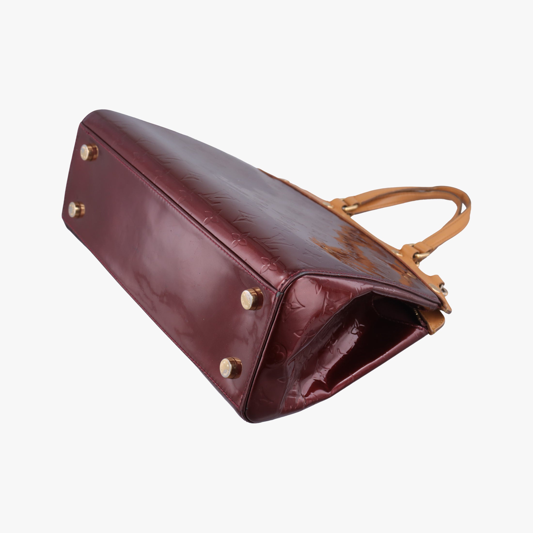 Pre-owned Louis Vuitton Brea MM AMARANTE Vernis M91619 shoulderbag | stylenewstar