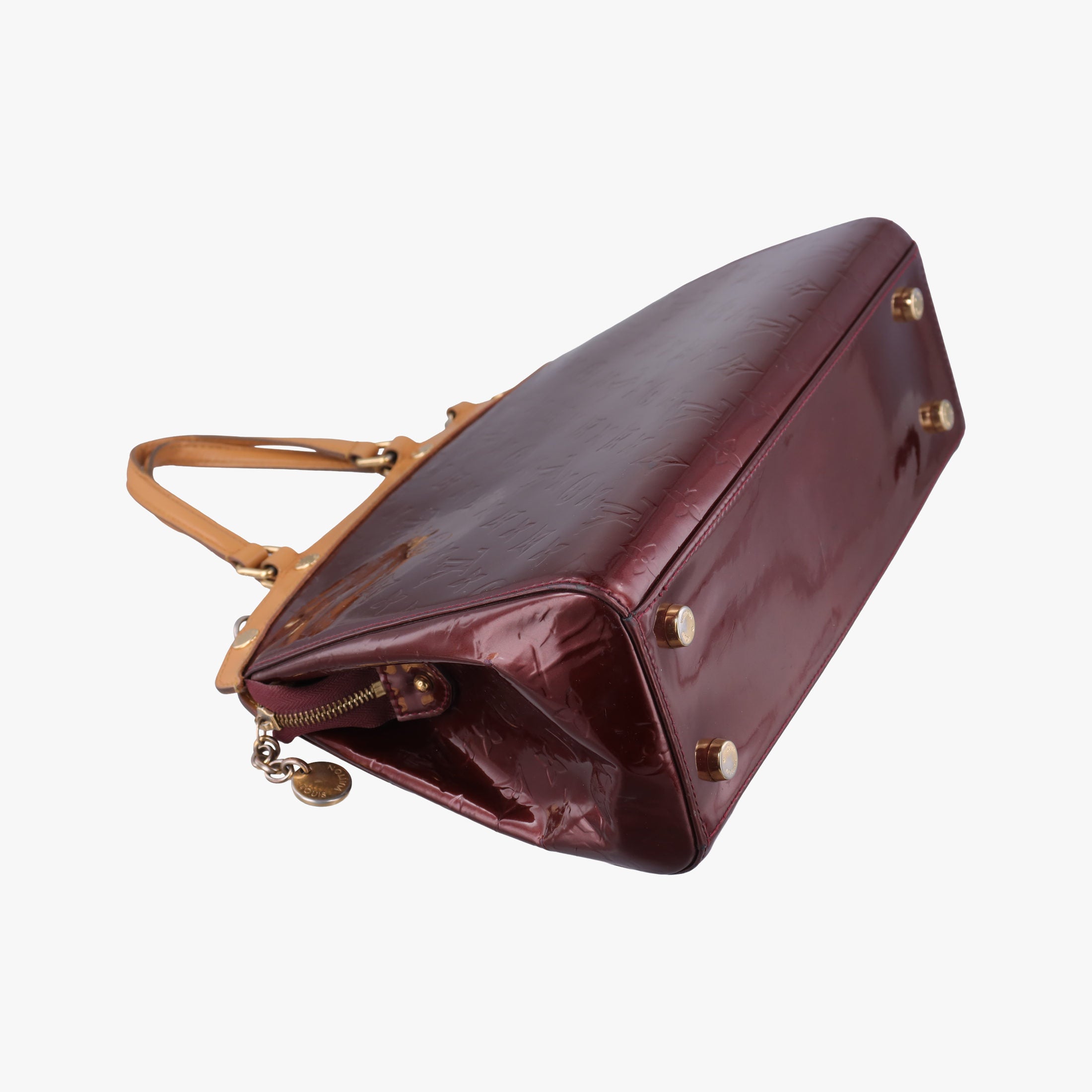 Pre-owned Louis Vuitton Brea MM AMARANTE Vernis M91619 shoulderbag | stylenewstar