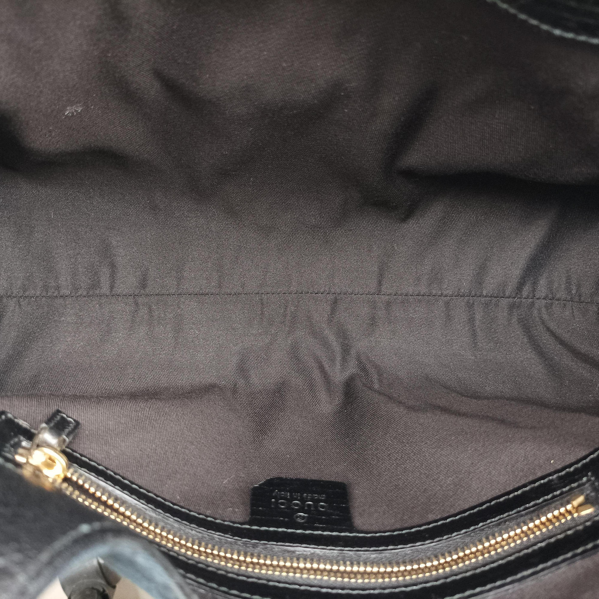 Pre-owned Gucci Junco Sherry Line Black x Red x Green canvas×leather 130995 handbag | stylenewstar