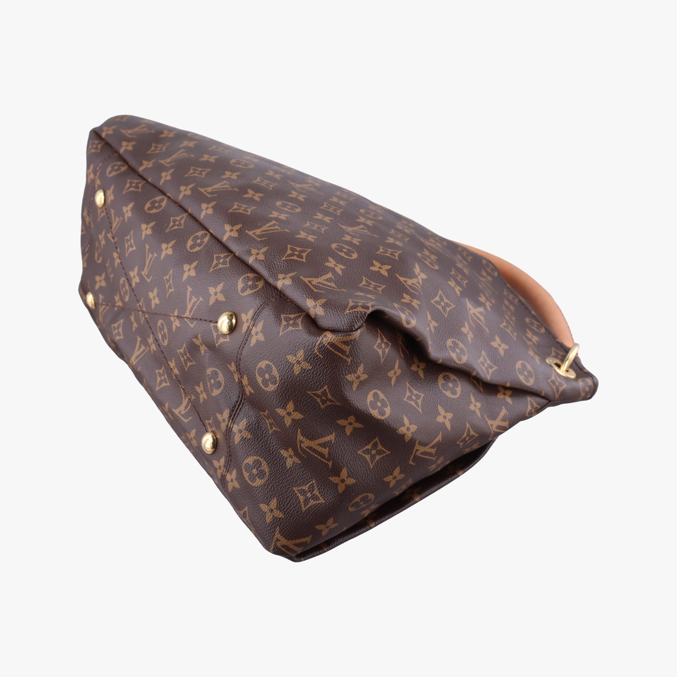 Pre-owned Louis Vuitton ARTSY MM brown Monogram Canvas M40249 handbag | stylenewstar