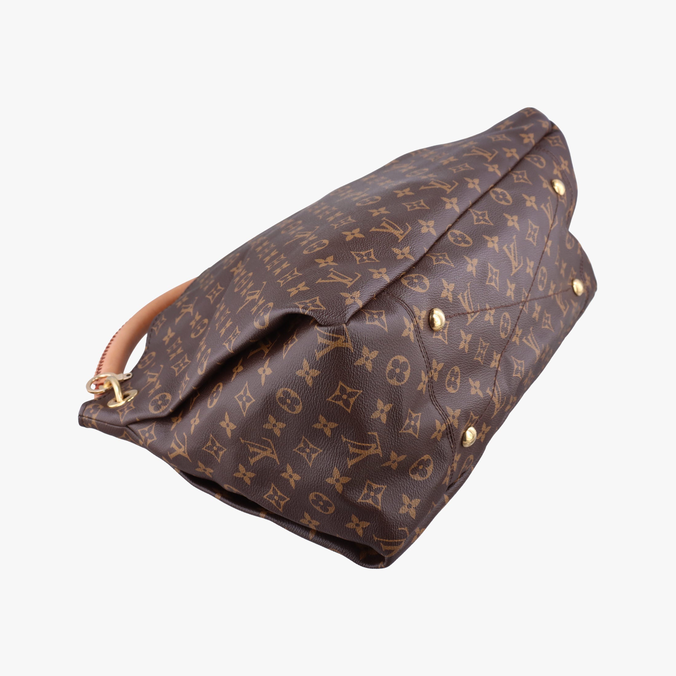 Pre-owned Louis Vuitton ARTSY MM brown Monogram Canvas M40249 handbag | stylenewstar