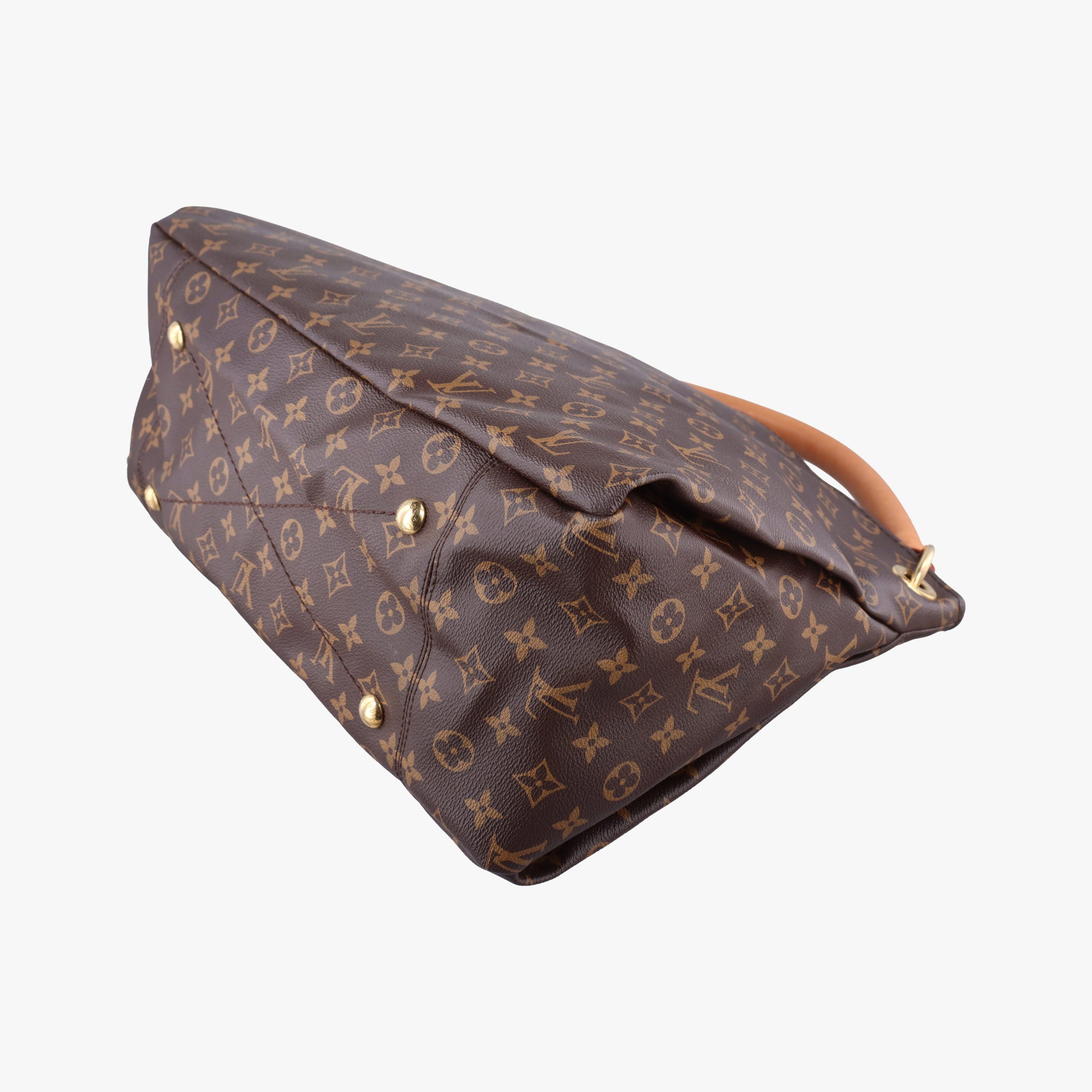 Pre-owned Louis Vuitton ARTSY MM brown Monogram Canvas M40249 handbag | stylenewstar