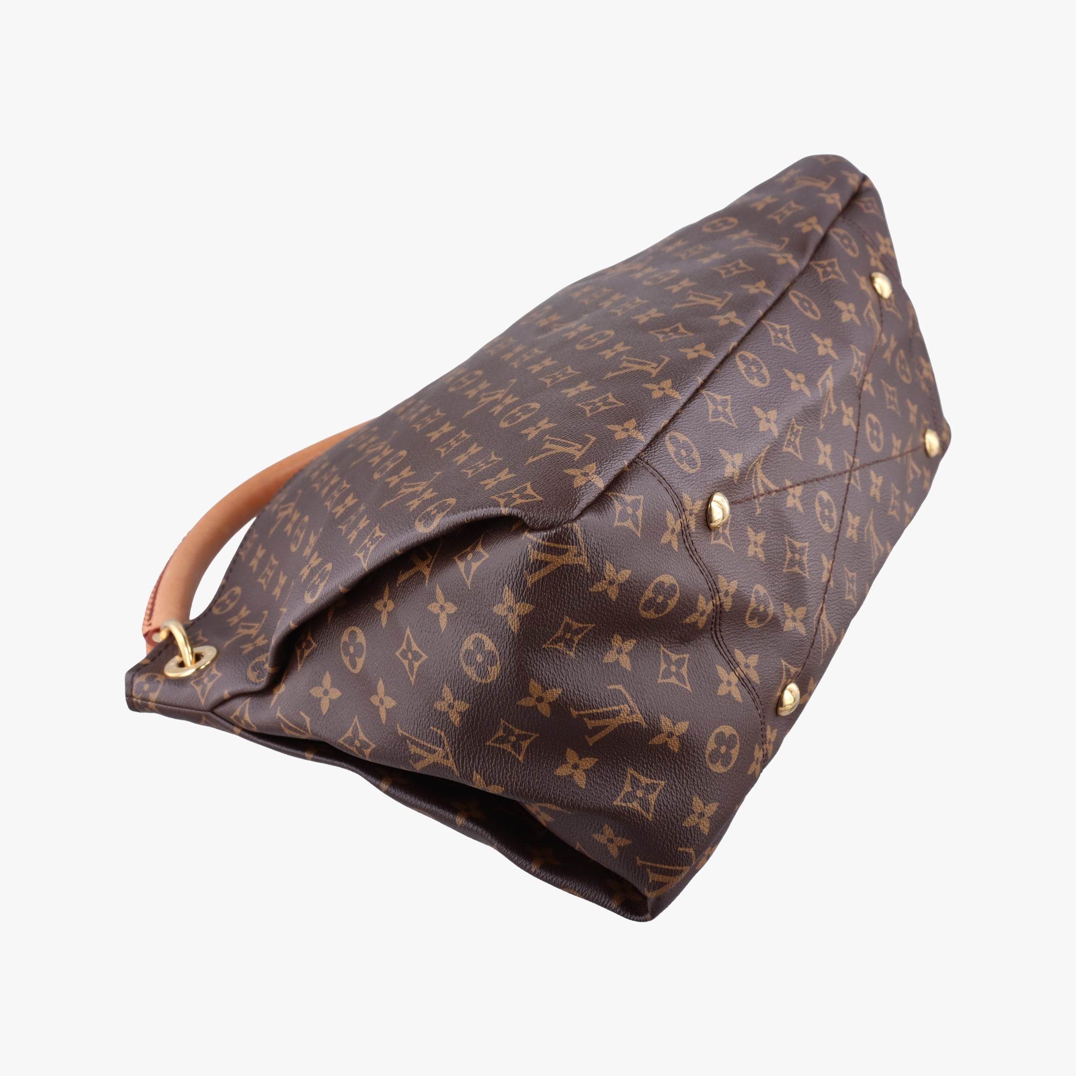 Pre-owned Louis Vuitton ARTSY MM brown Monogram Canvas M40249 handbag | stylenewstar
