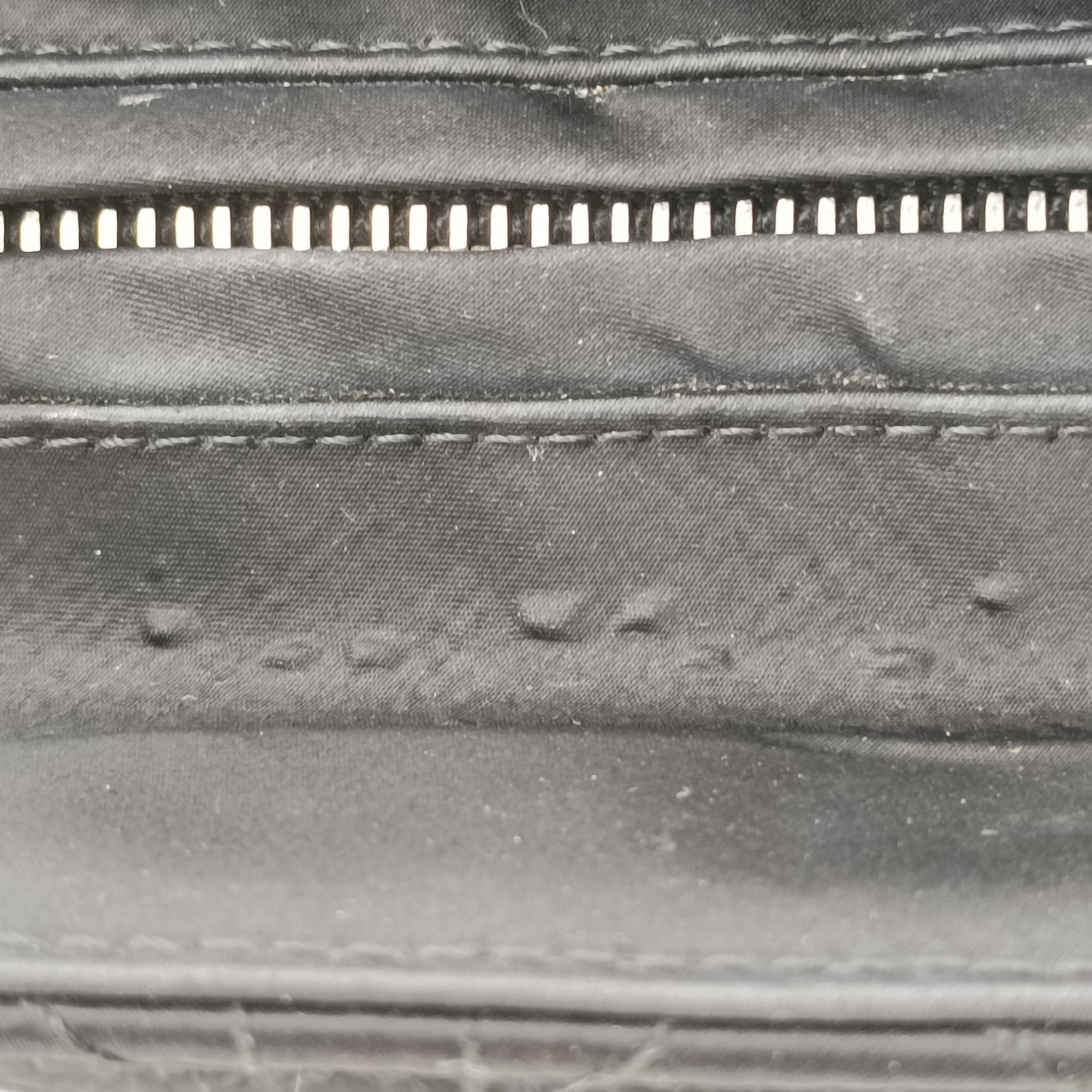 Pre-owned Christian Dior Lady Dior Black Nylon×lambskin  handbag | stylenewstar