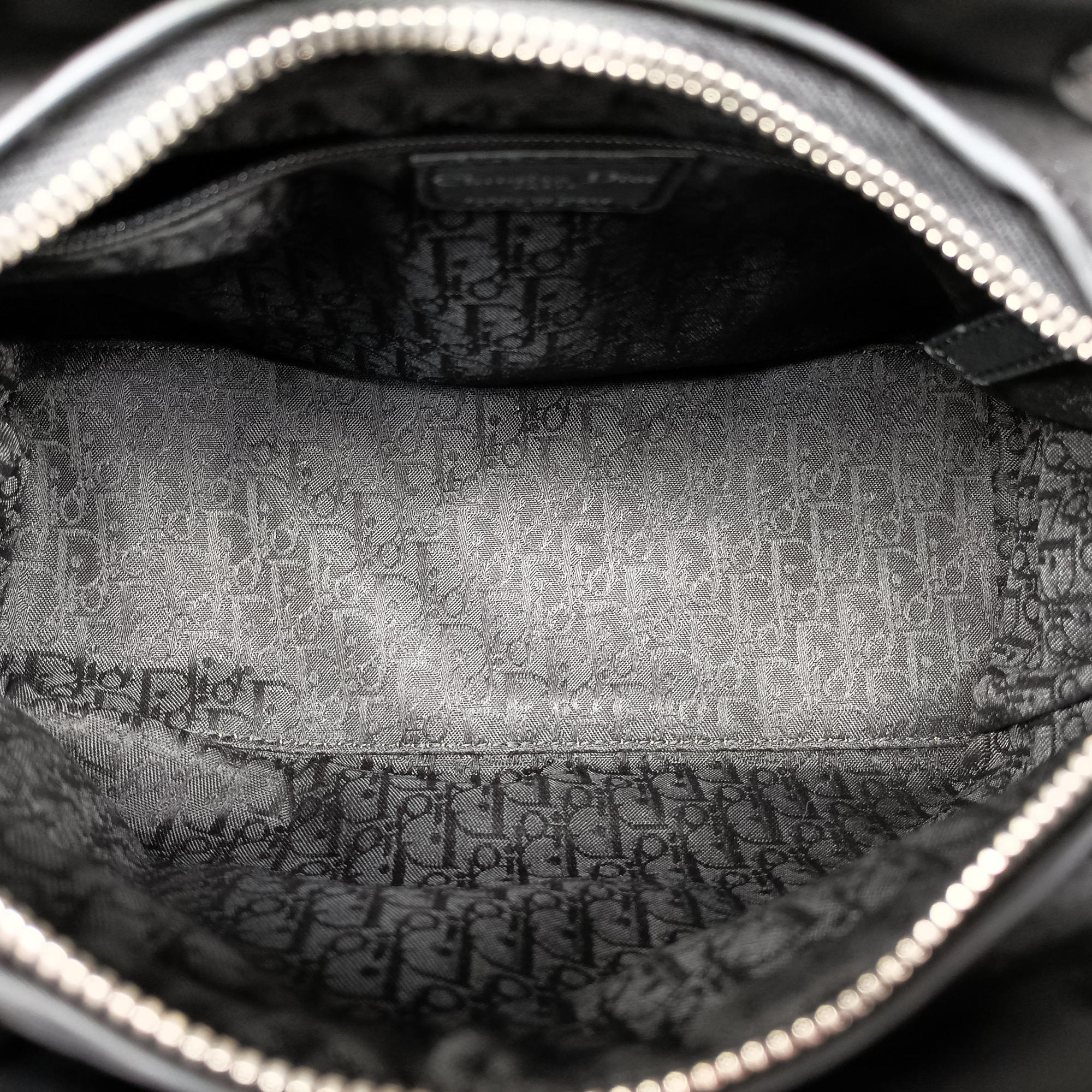 Pre-owned Christian Dior Lady Dior Black Nylon×lambskin  handbag | stylenewstar