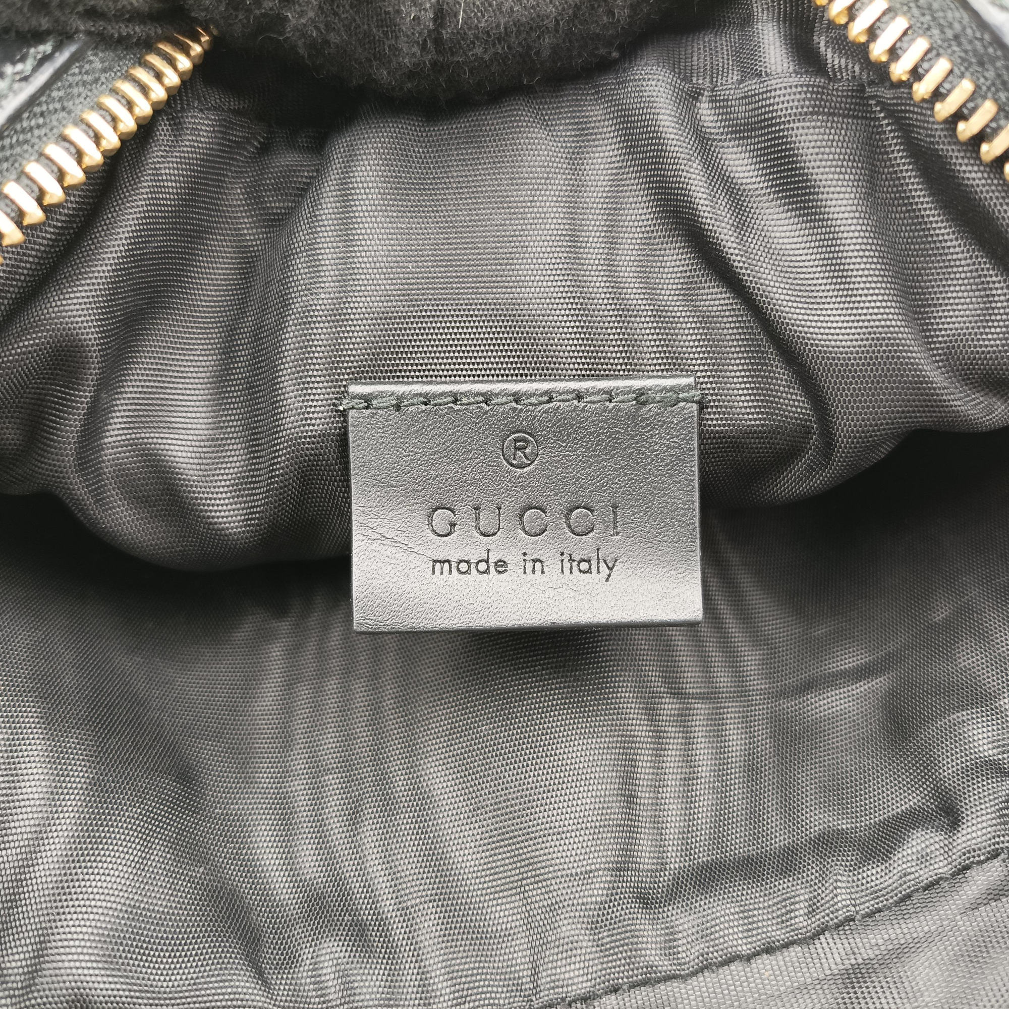 Pre-owned Gucci Ophidia Brown×black×Red×Green suede×Leather 573321 shoulderbag | stylenewstar