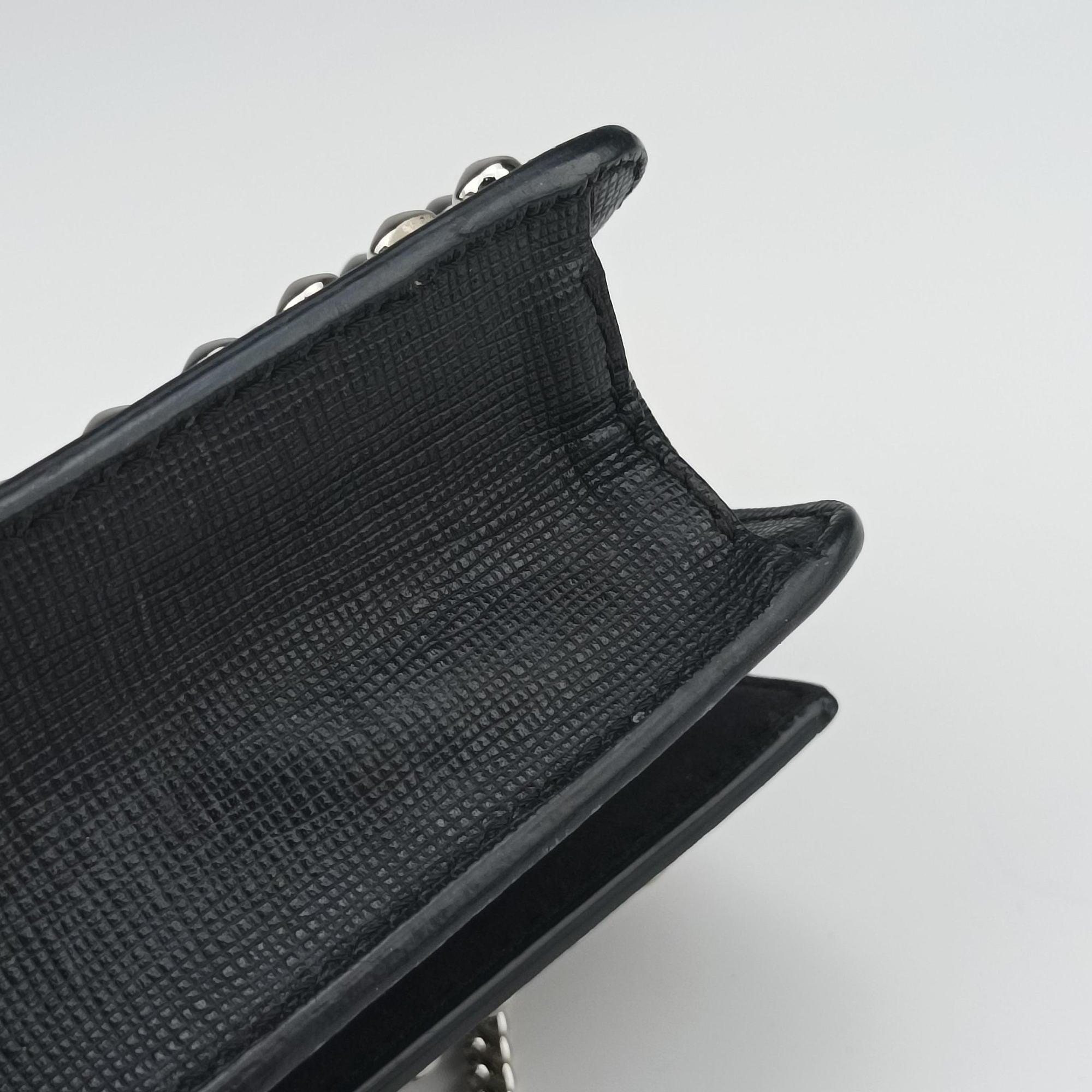 Pre-owned Fendi Karlito Lagerfeld Studded Multicolour leather 8M0346 shoulderbag | stylenewstar