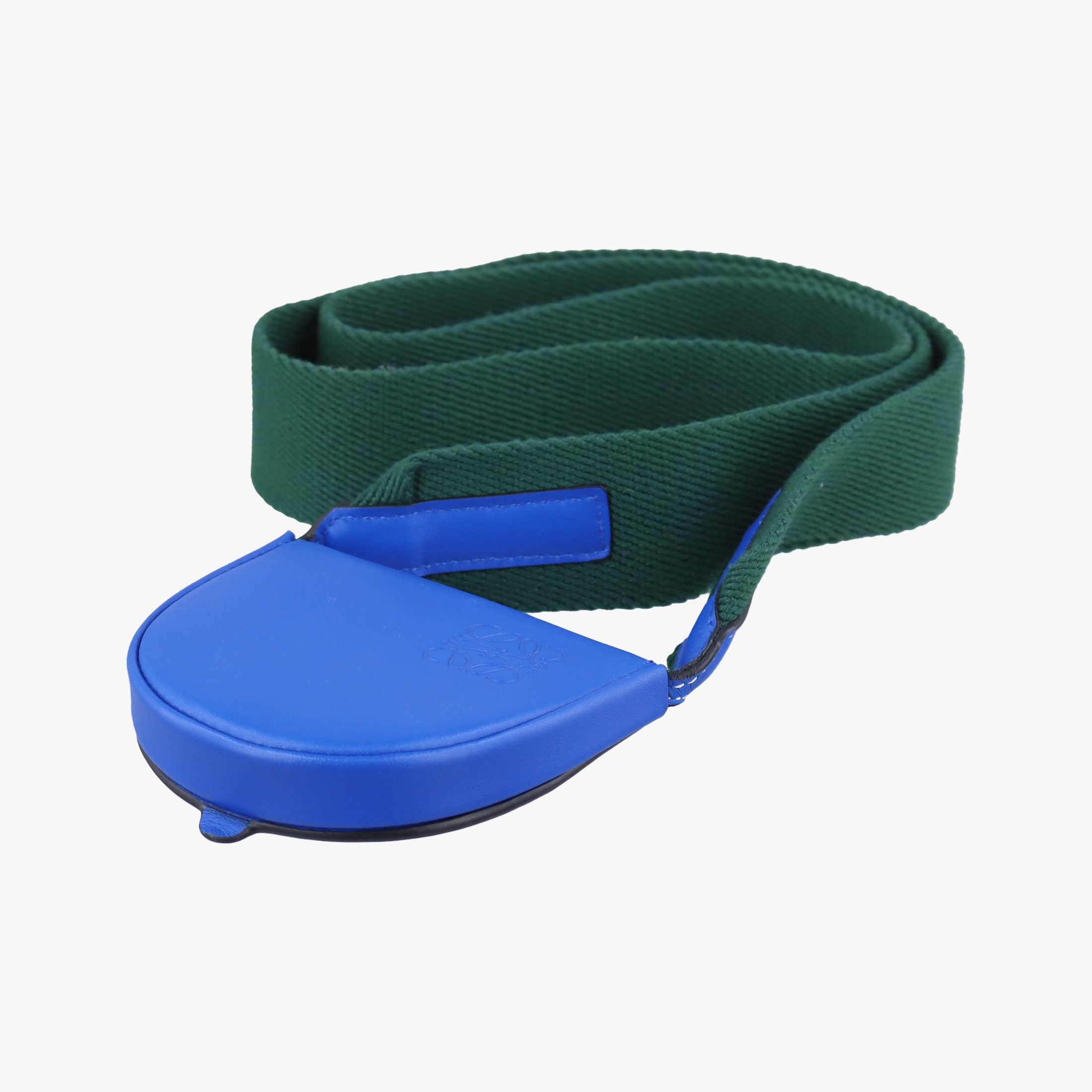 Pre-owned Loewe Heel Blue Leather  shoulderbag | stylenewstar