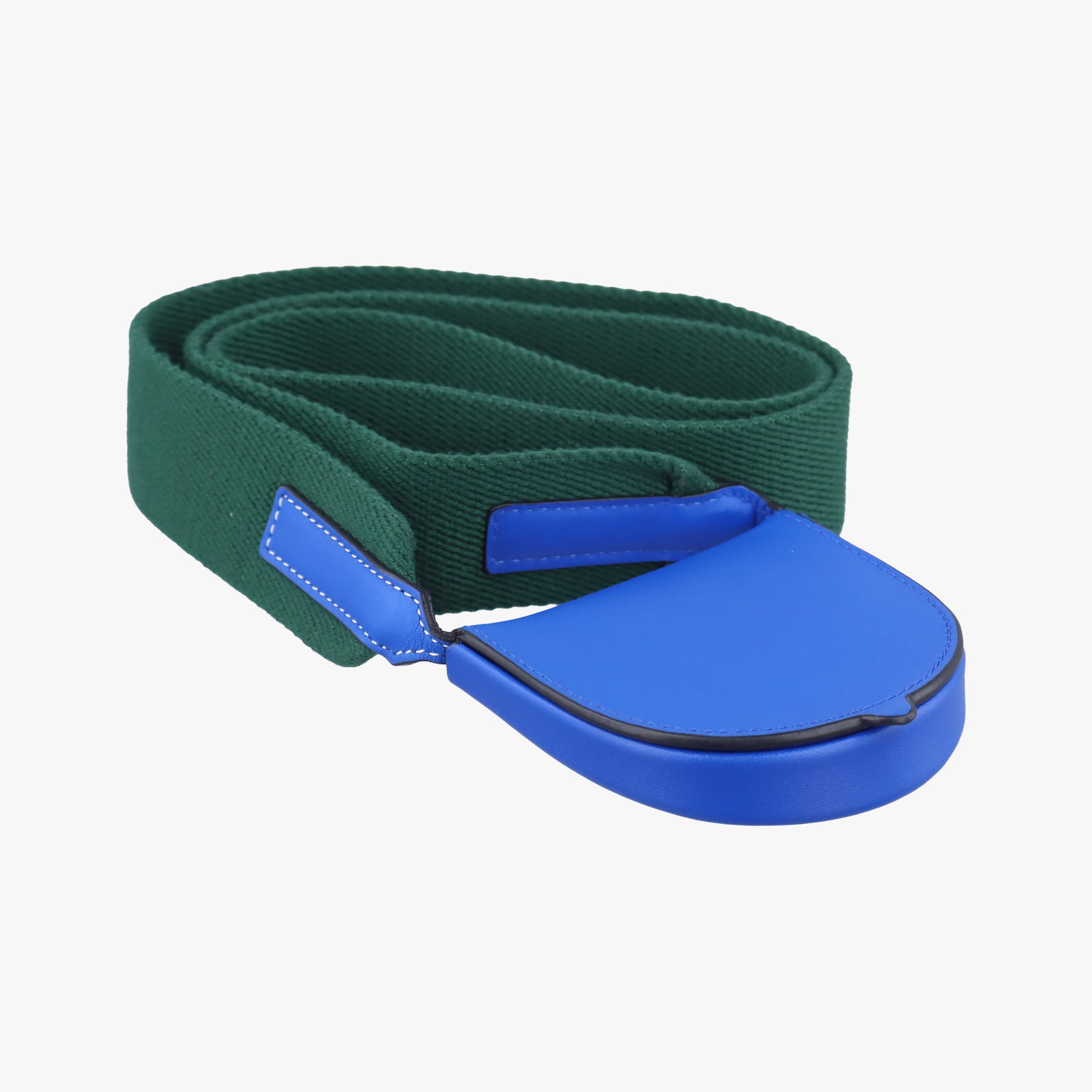 Pre-owned Loewe Heel Blue Leather  shoulderbag | stylenewstar