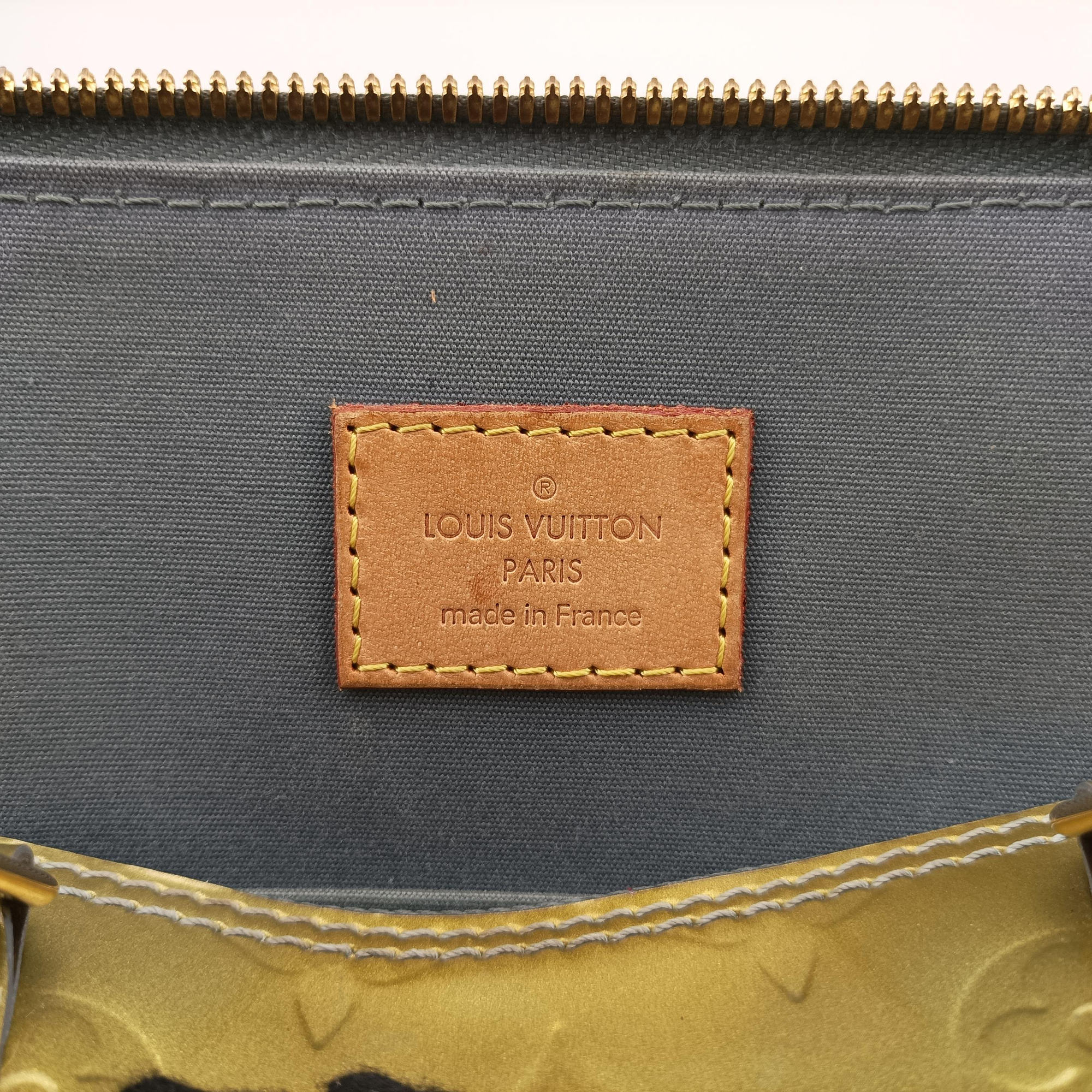 Vintage Louis Vuitton ALMA PM Green Vernis M91613 handbag | stylenewstar