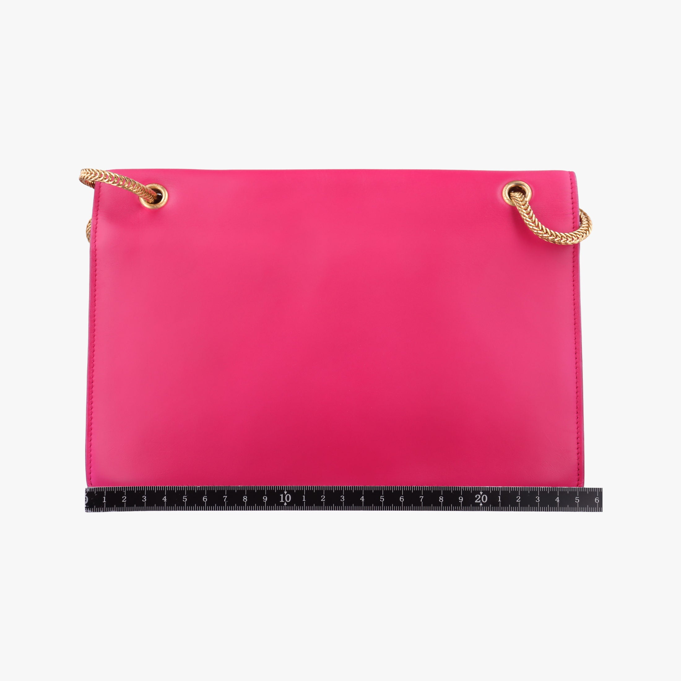 Pre-owned Yves Saint Laurent BETTY PinkxRed Leather 314515 shoulderbag | stylenewstar