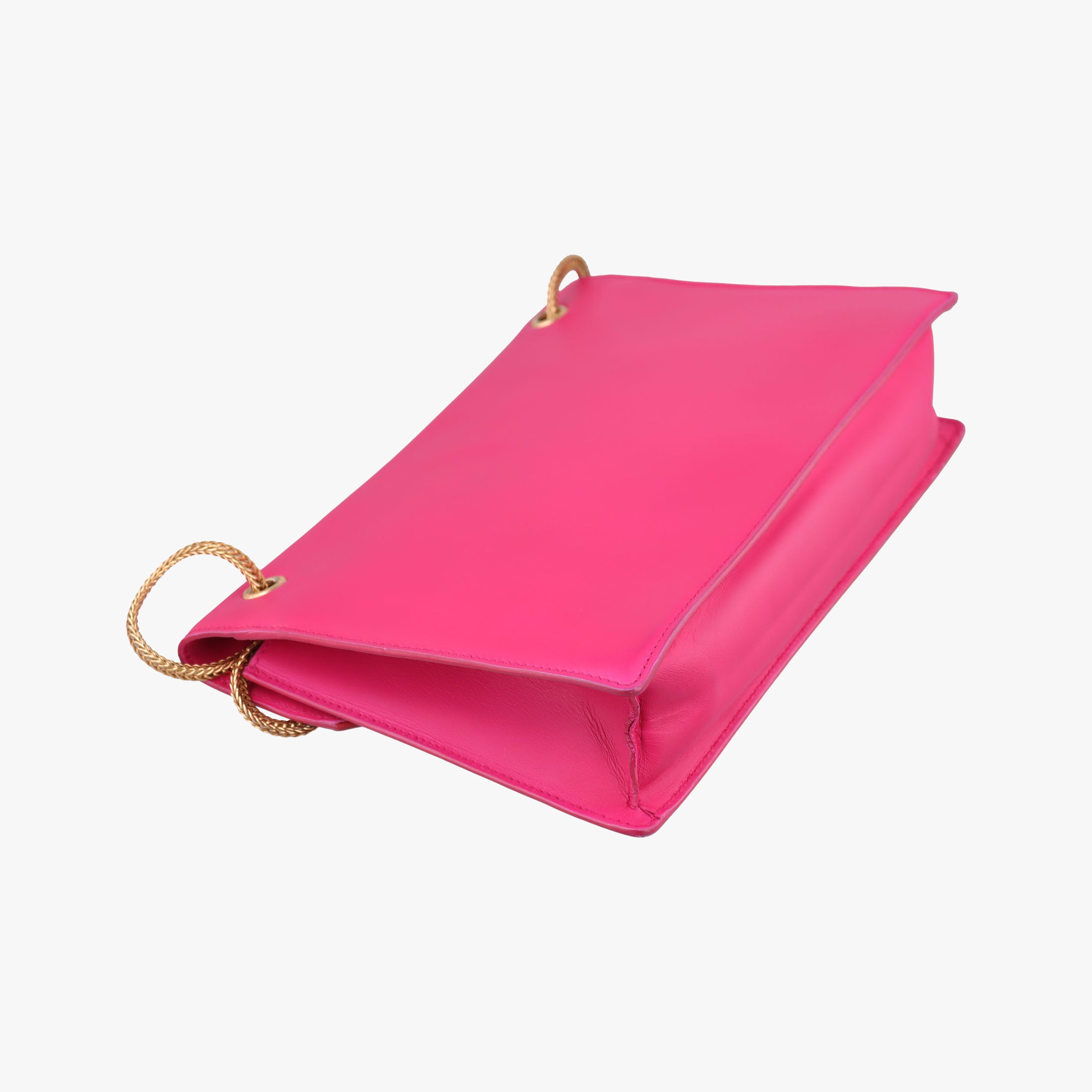 Pre-owned Yves Saint Laurent BETTY PinkxRed Leather 314515 shoulderbag | stylenewstar
