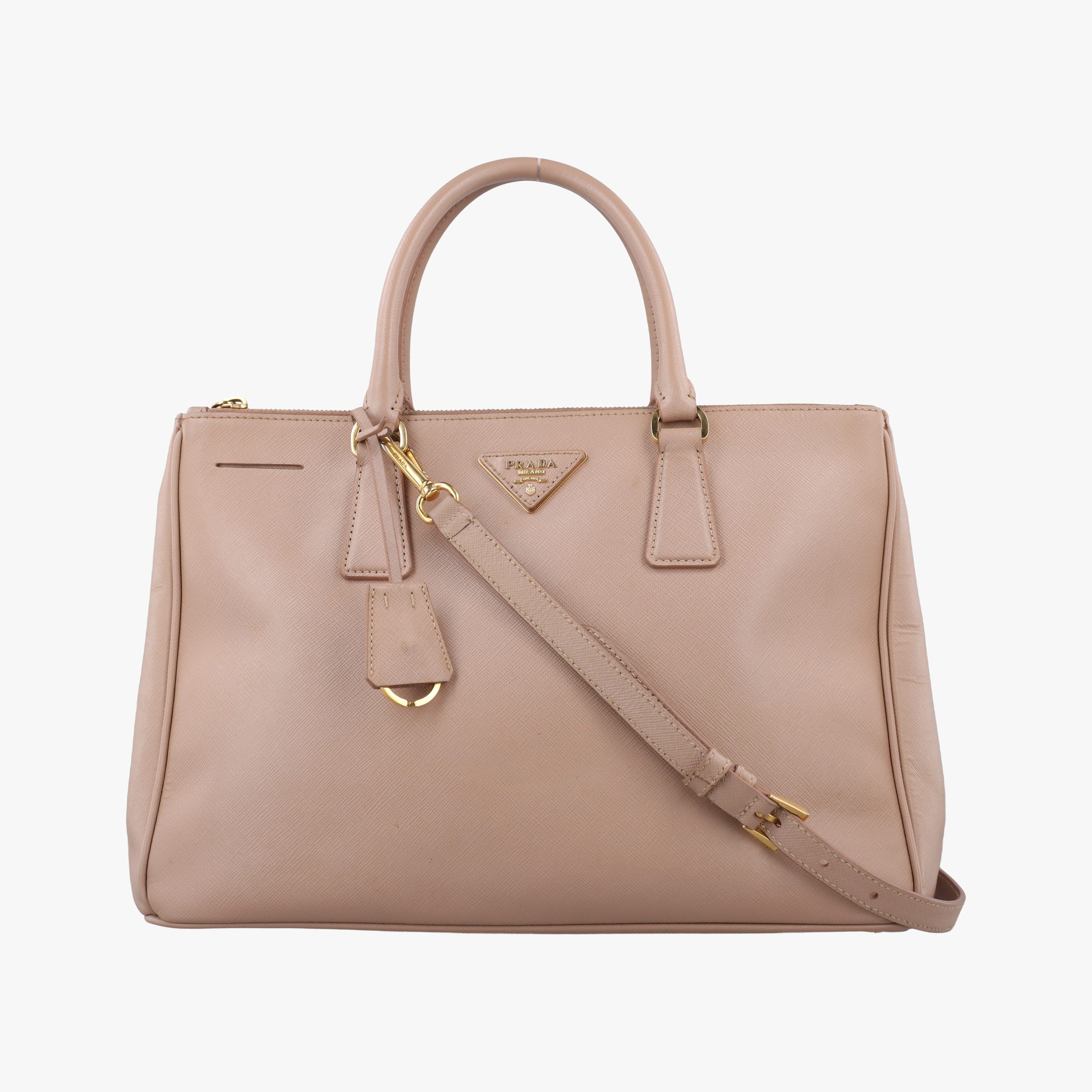 Vintage Prada Galleria Pink SAFFIANO Leather BN1786 shoulderbag | stylenewstar