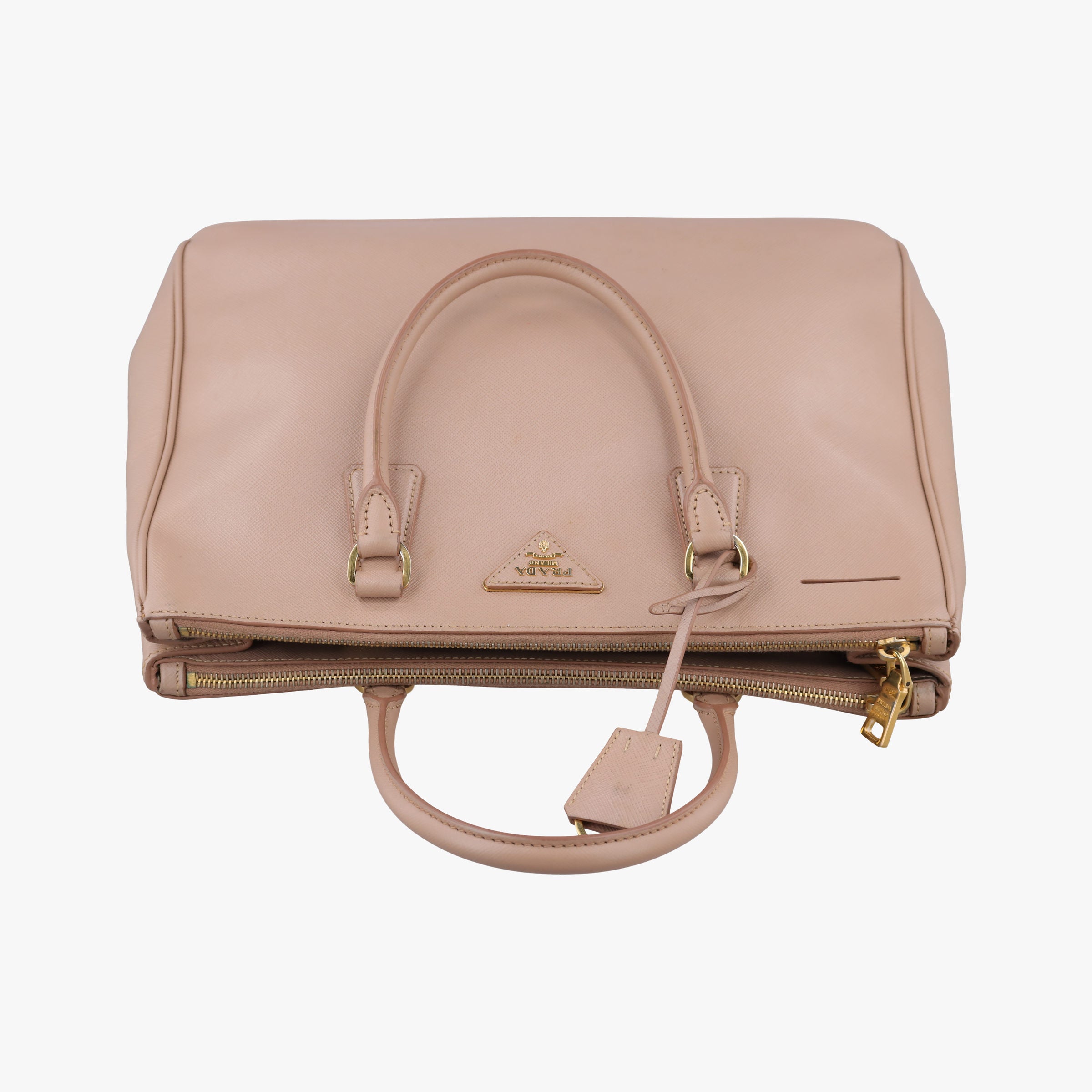 Vintage Prada Galleria Pink SAFFIANO Leather BN1786 shoulderbag | stylenewstar