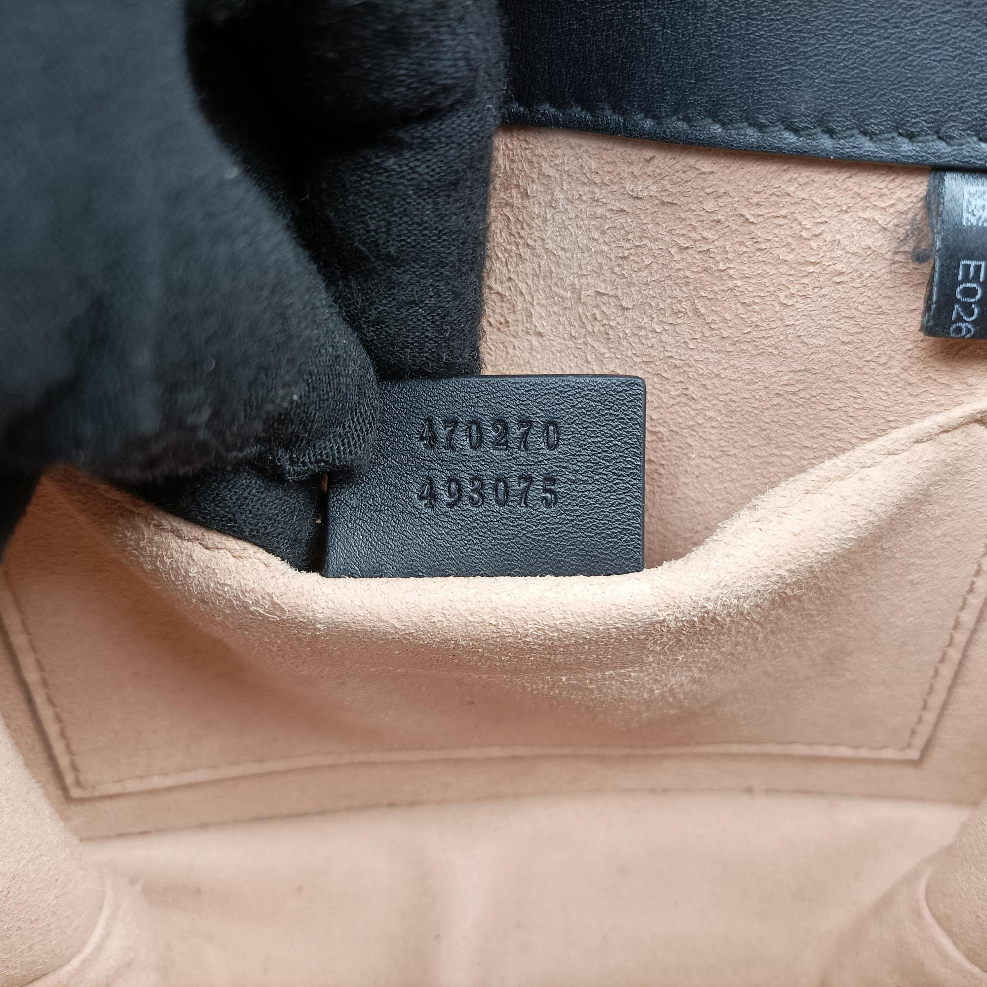 Pre-owned Gucci Sylvie Black×red×green velour×leather 470270 shoulderbag | stylenewstar