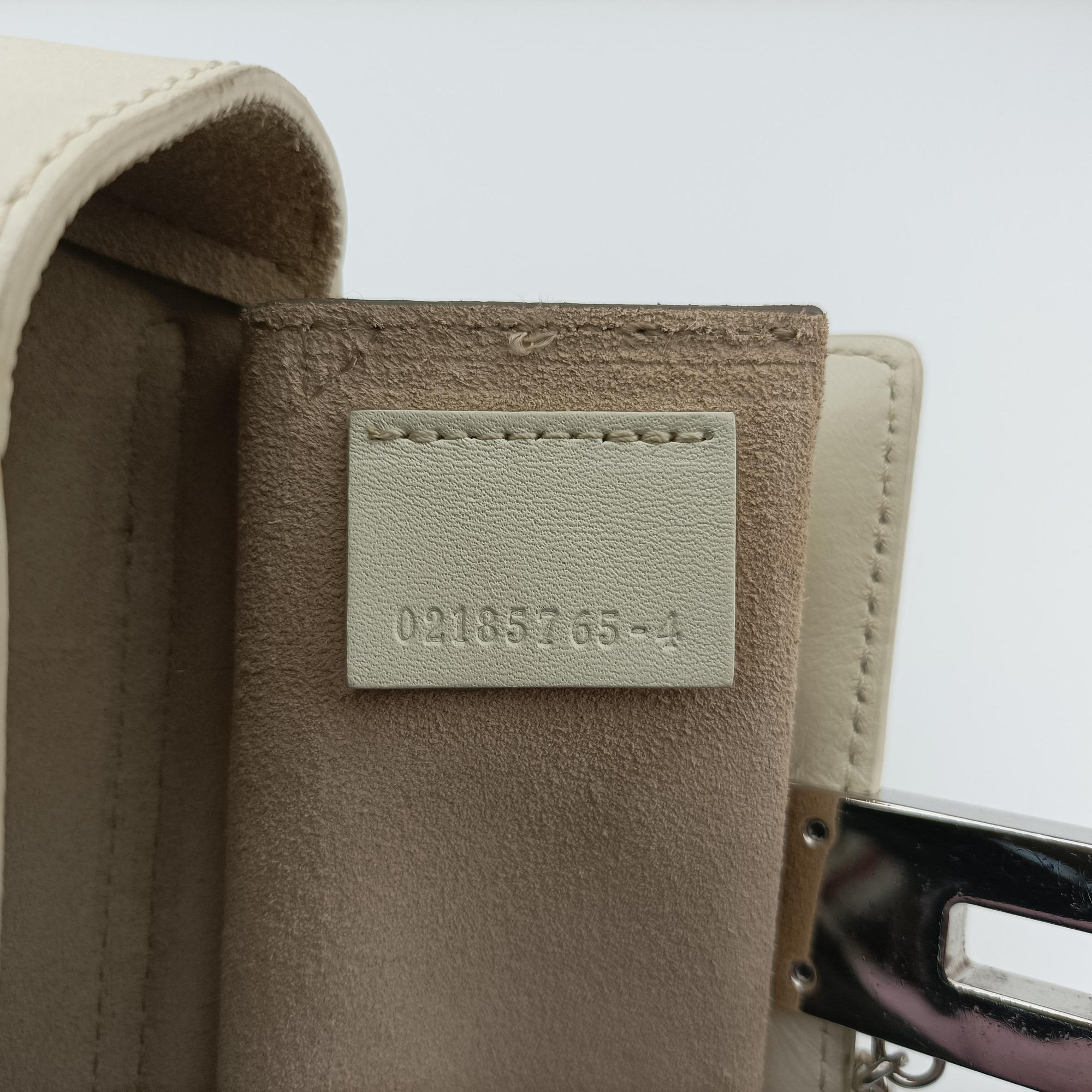 Pre-owned Chloe Drew Bijou White Leather  shoulderbag | stylenewstar