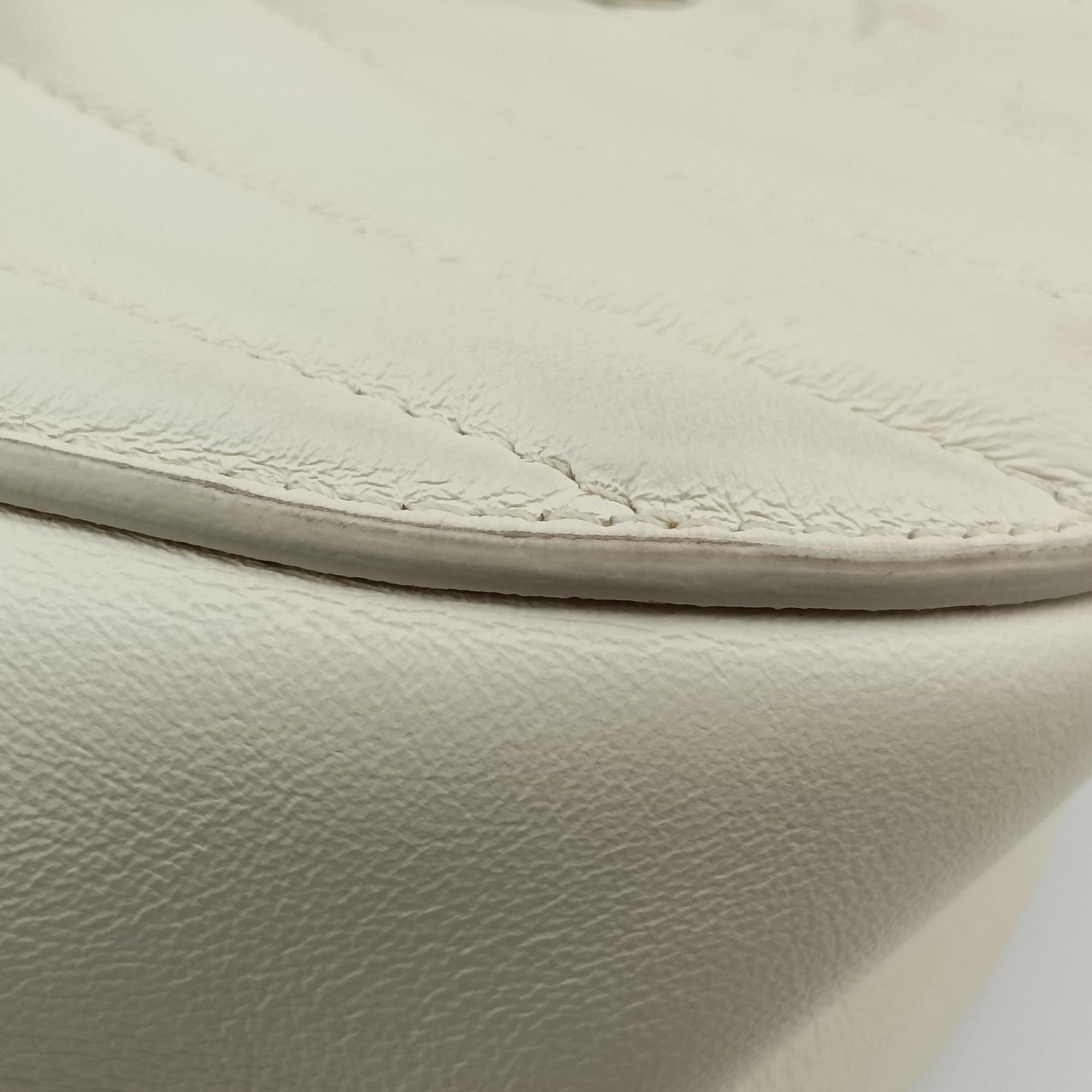 Pre-owned Chloe Drew Bijou White Leather  shoulderbag | stylenewstar