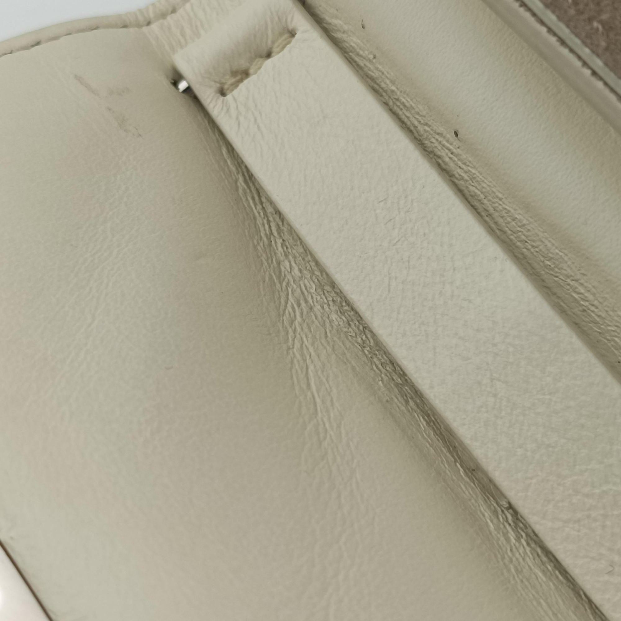 Pre-owned Chloe Drew Bijou White Leather  shoulderbag | stylenewstar