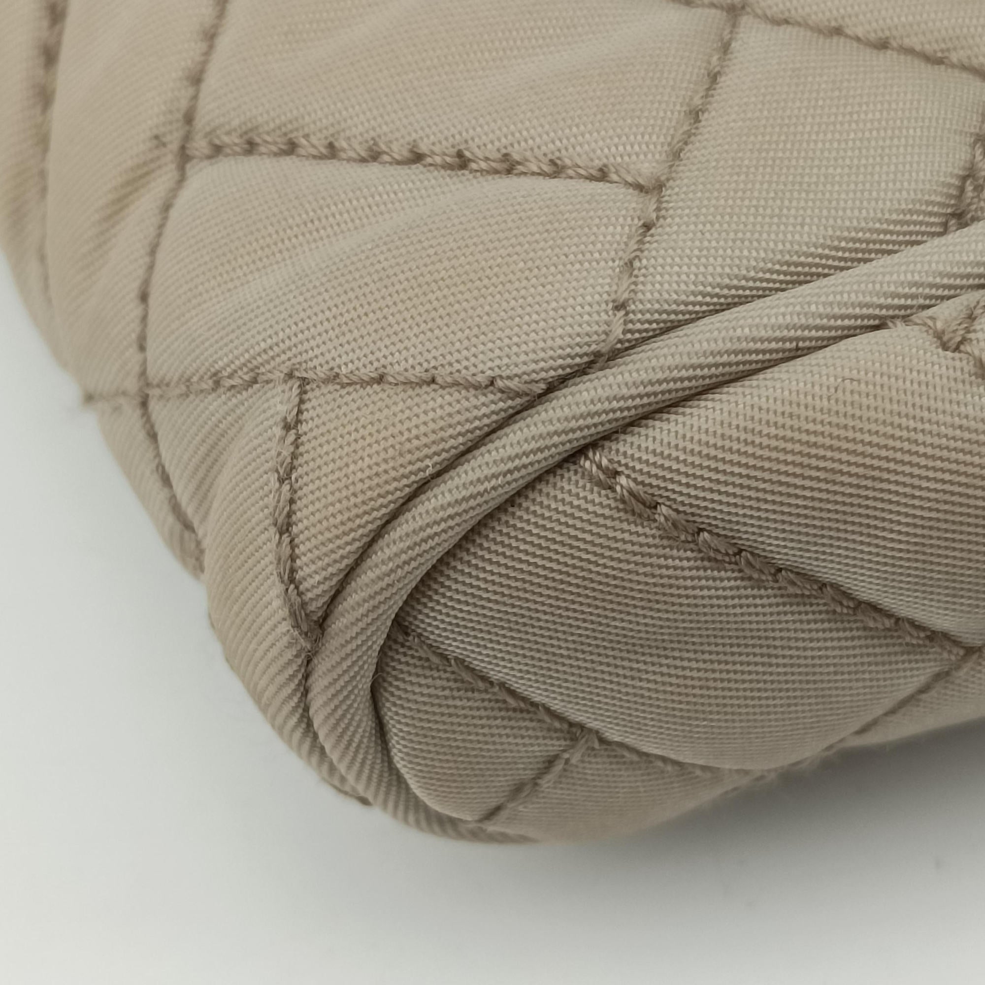 Vintage Prada Quilted Chain Argilla  nylon  shoulderbag | stylenewstar