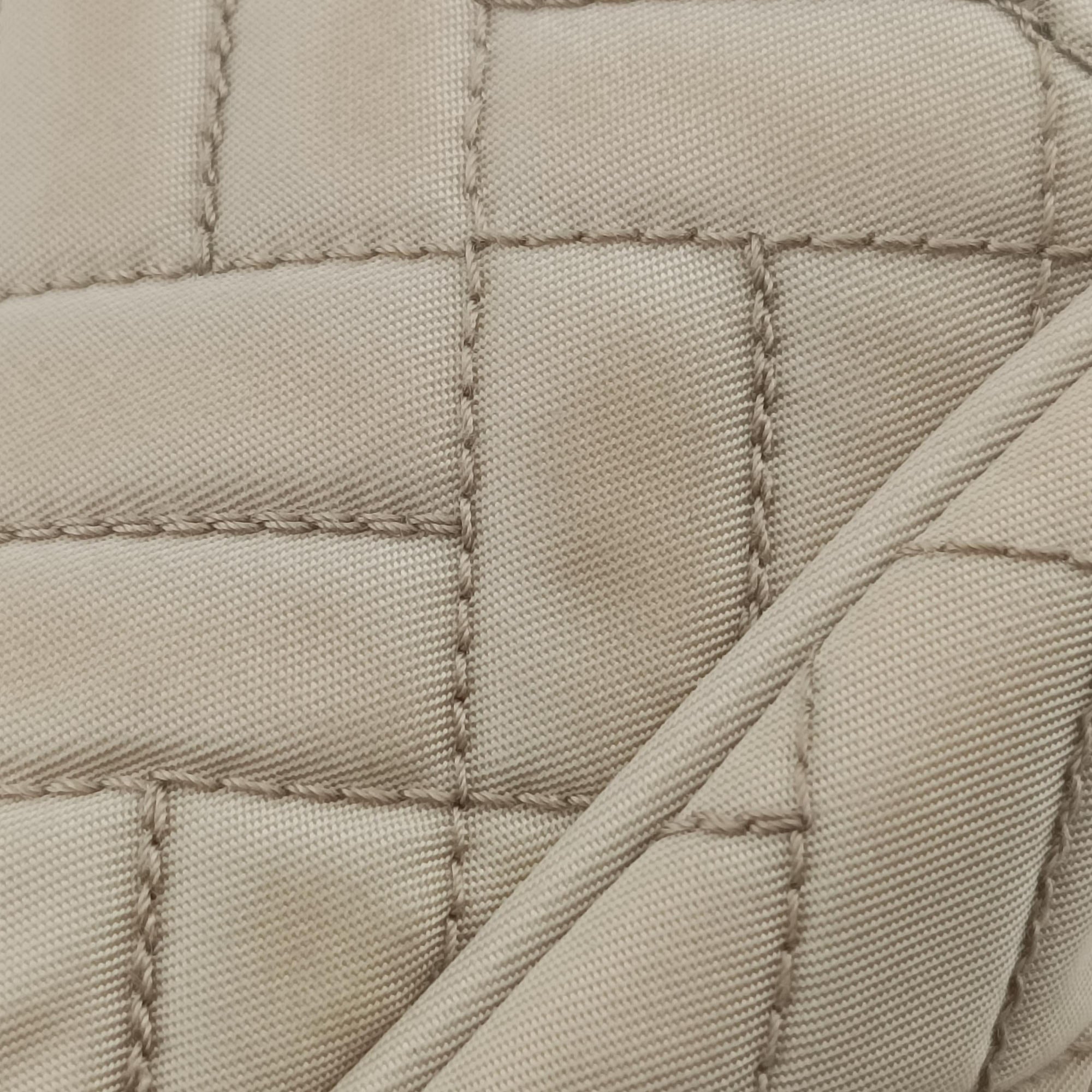 Vintage Prada Quilted Chain Argilla  nylon  shoulderbag | stylenewstar