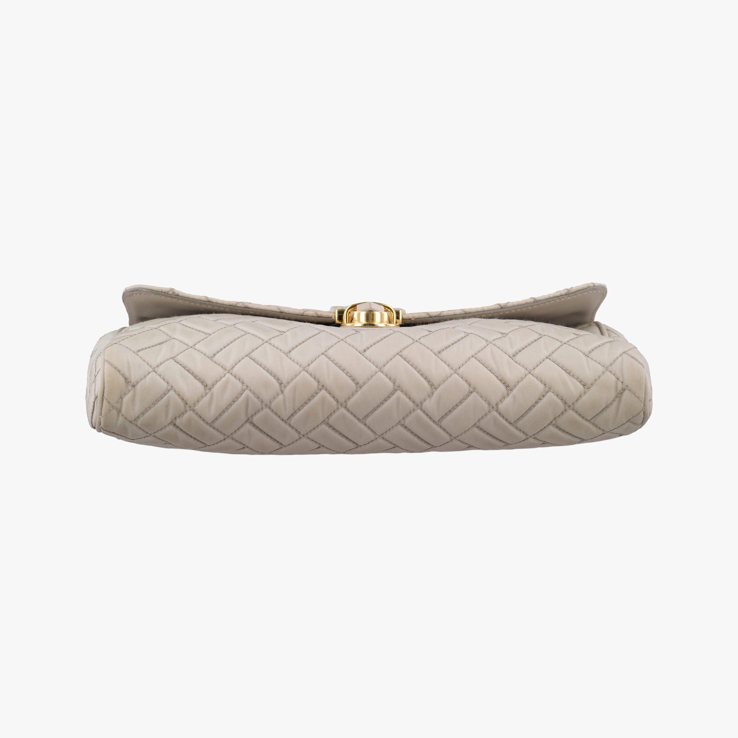 Vintage Prada Quilted Chain Argilla  nylon  shoulderbag | stylenewstar
