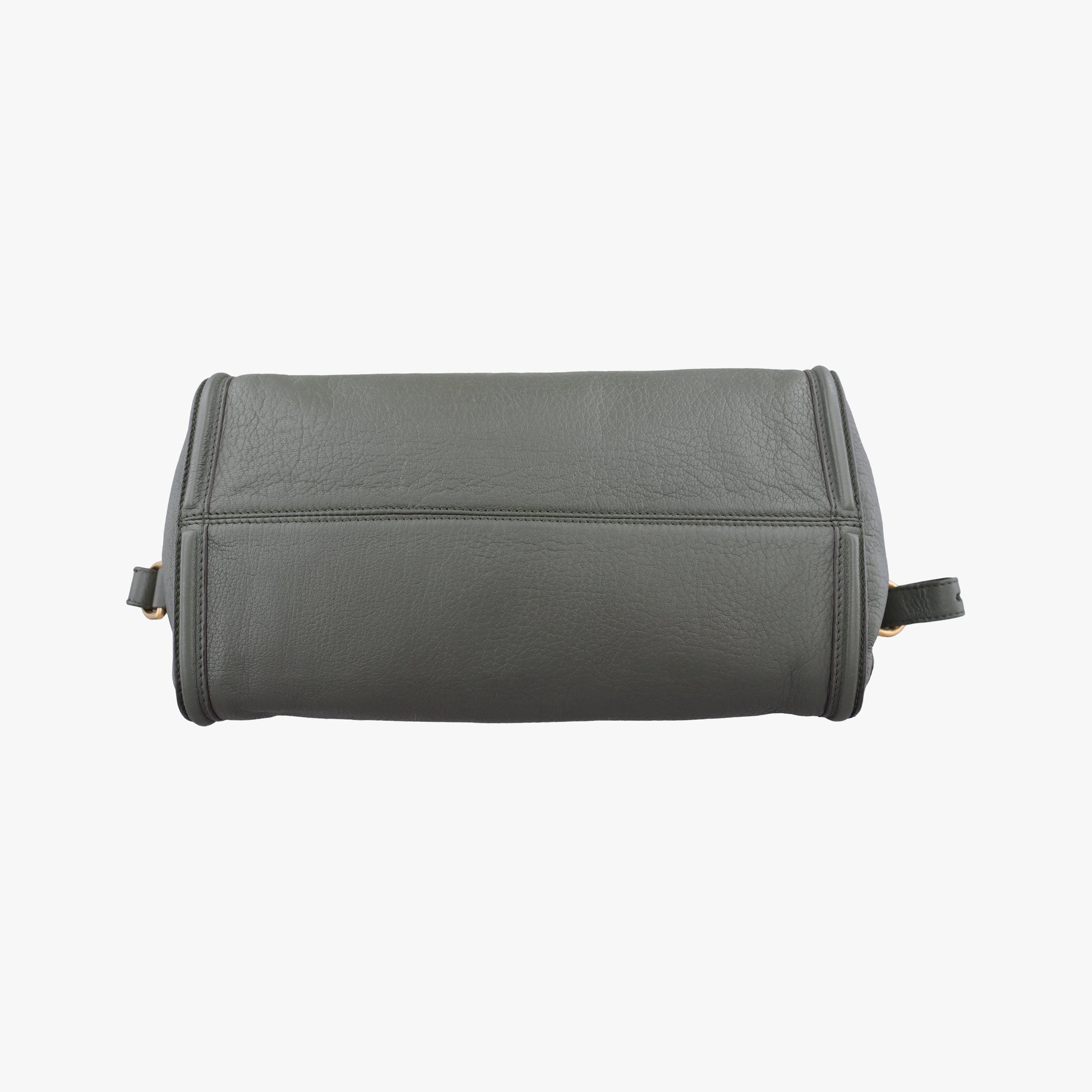 Vintage Alexander McQueen Skull Padlock green Leather  shoulderbag | stylenewstar
