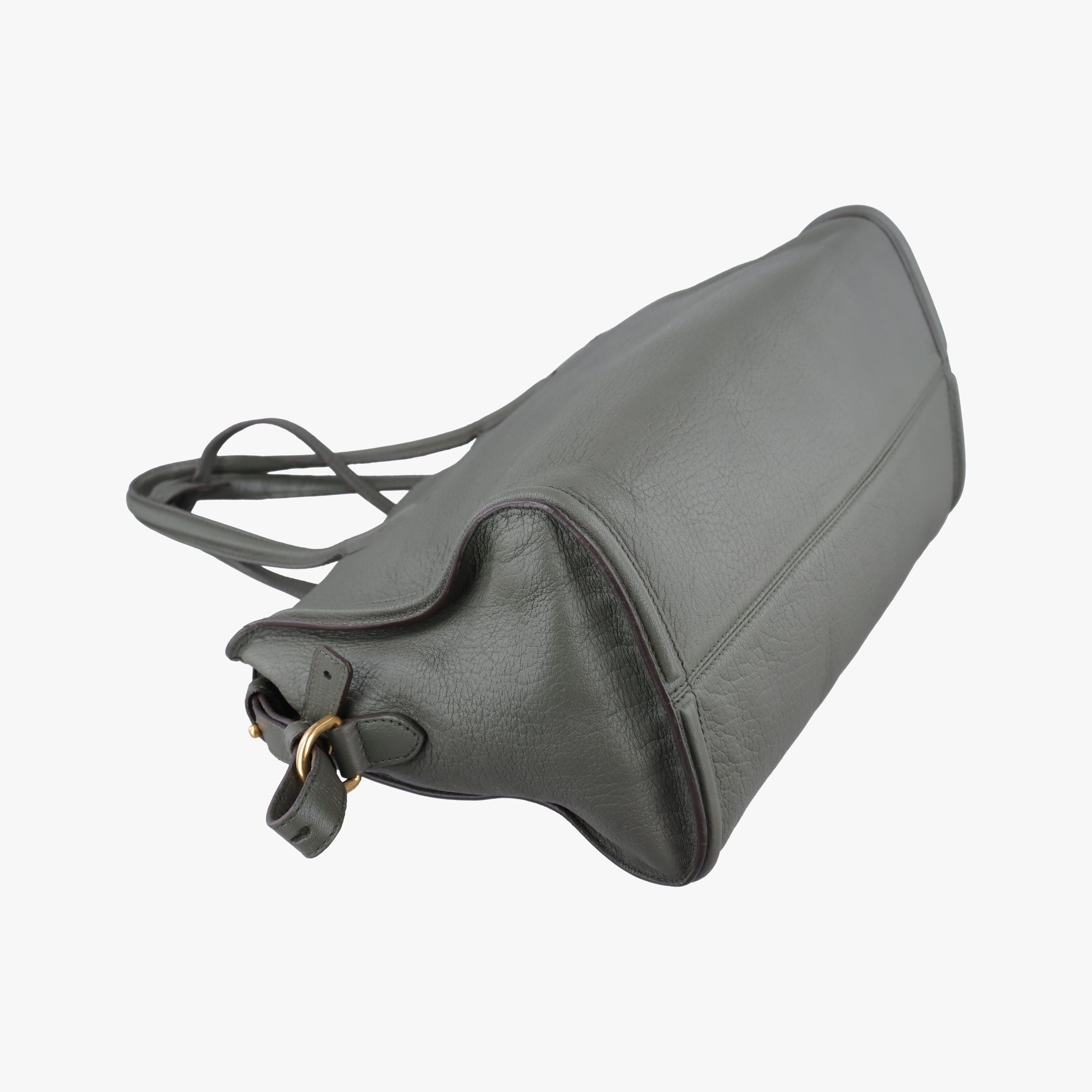 Vintage Alexander McQueen Skull Padlock green Leather  shoulderbag | stylenewstar