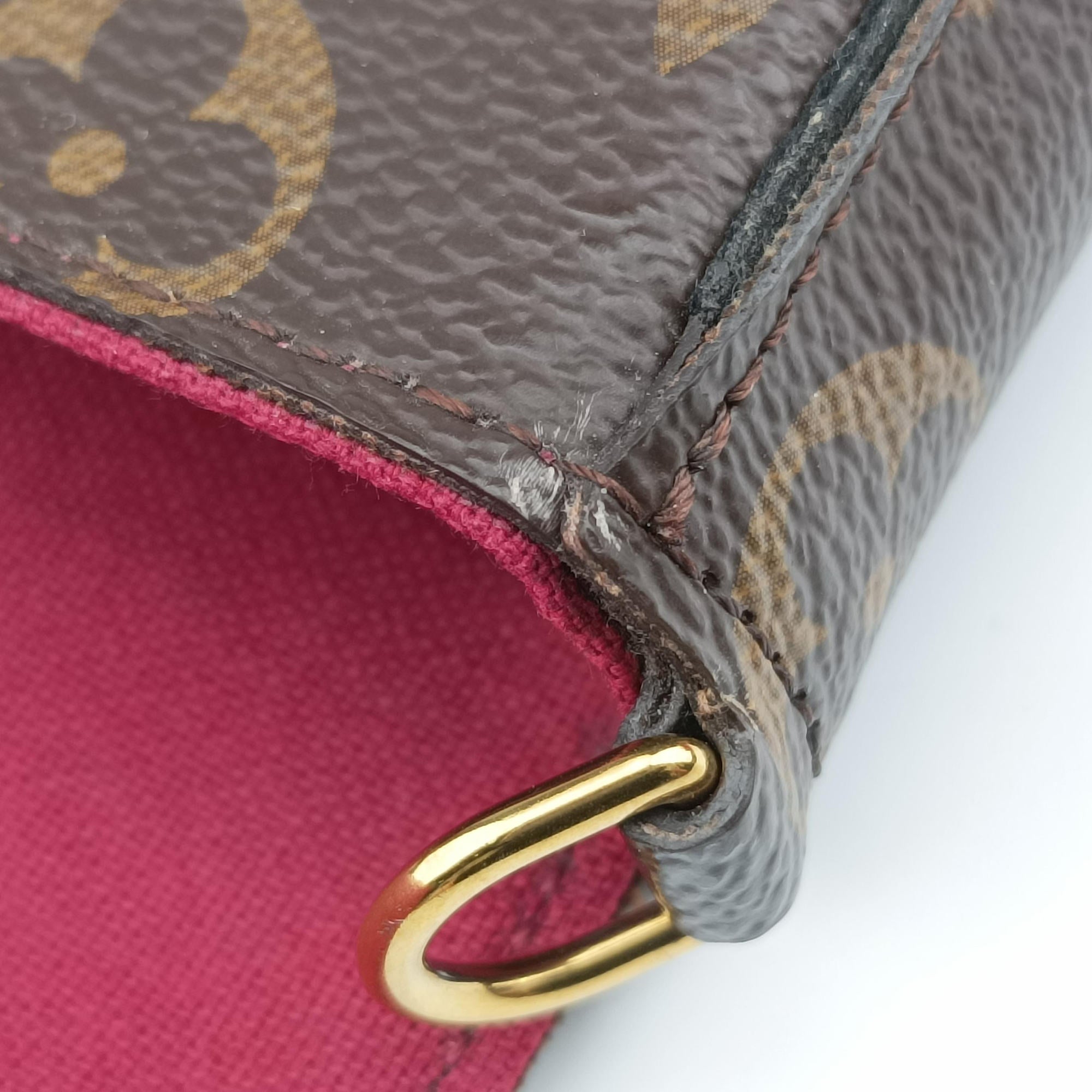 Vintage Louis Vuitton Pochette FeLICIE Brown Monogram Canvas M61276 shoulderbag | stylenewstar