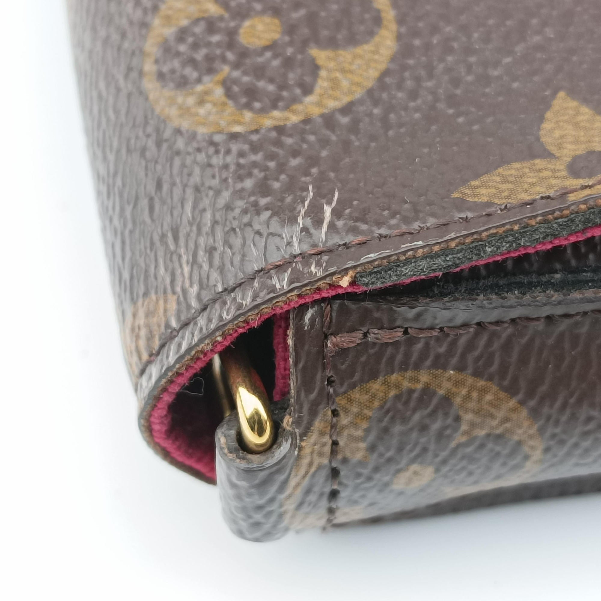Vintage Louis Vuitton Pochette FeLICIE Brown Monogram Canvas M61276 shoulderbag | stylenewstar