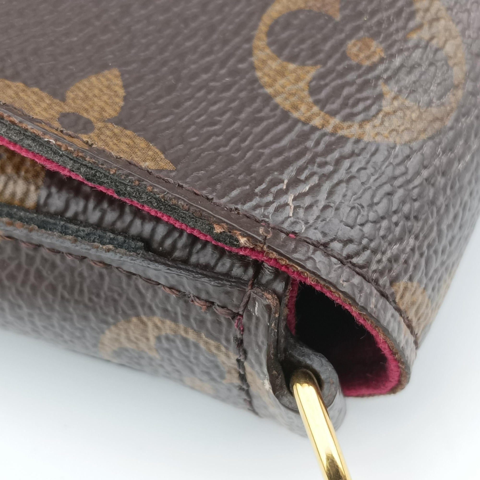 Vintage Louis Vuitton Pochette FeLICIE Brown Monogram Canvas M61276 shoulderbag | stylenewstar