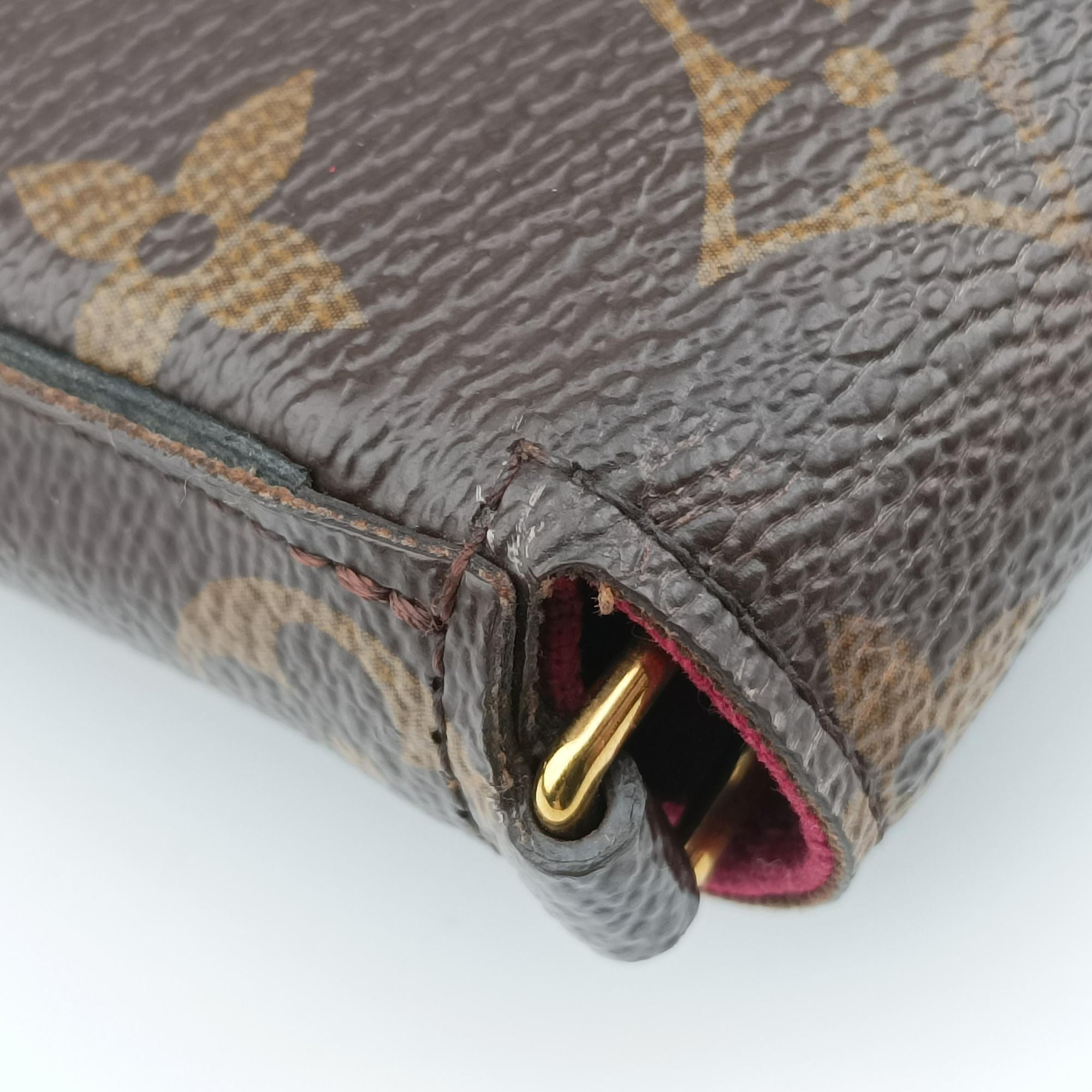 Vintage Louis Vuitton Pochette FeLICIE Brown Monogram Canvas M61276 shoulderbag | stylenewstar