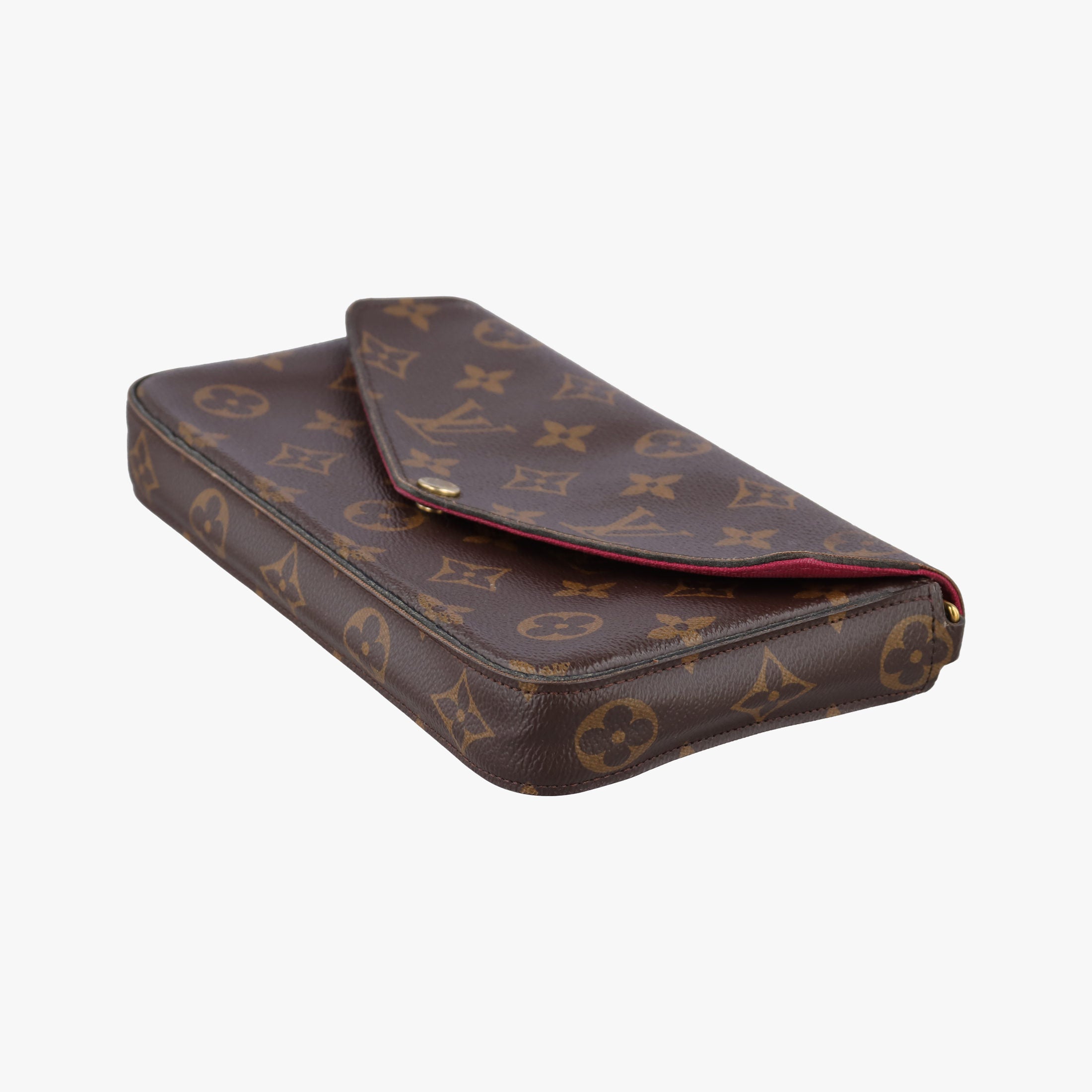 Vintage Louis Vuitton Pochette FeLICIE Brown Monogram Canvas M61276 shoulderbag | stylenewstar