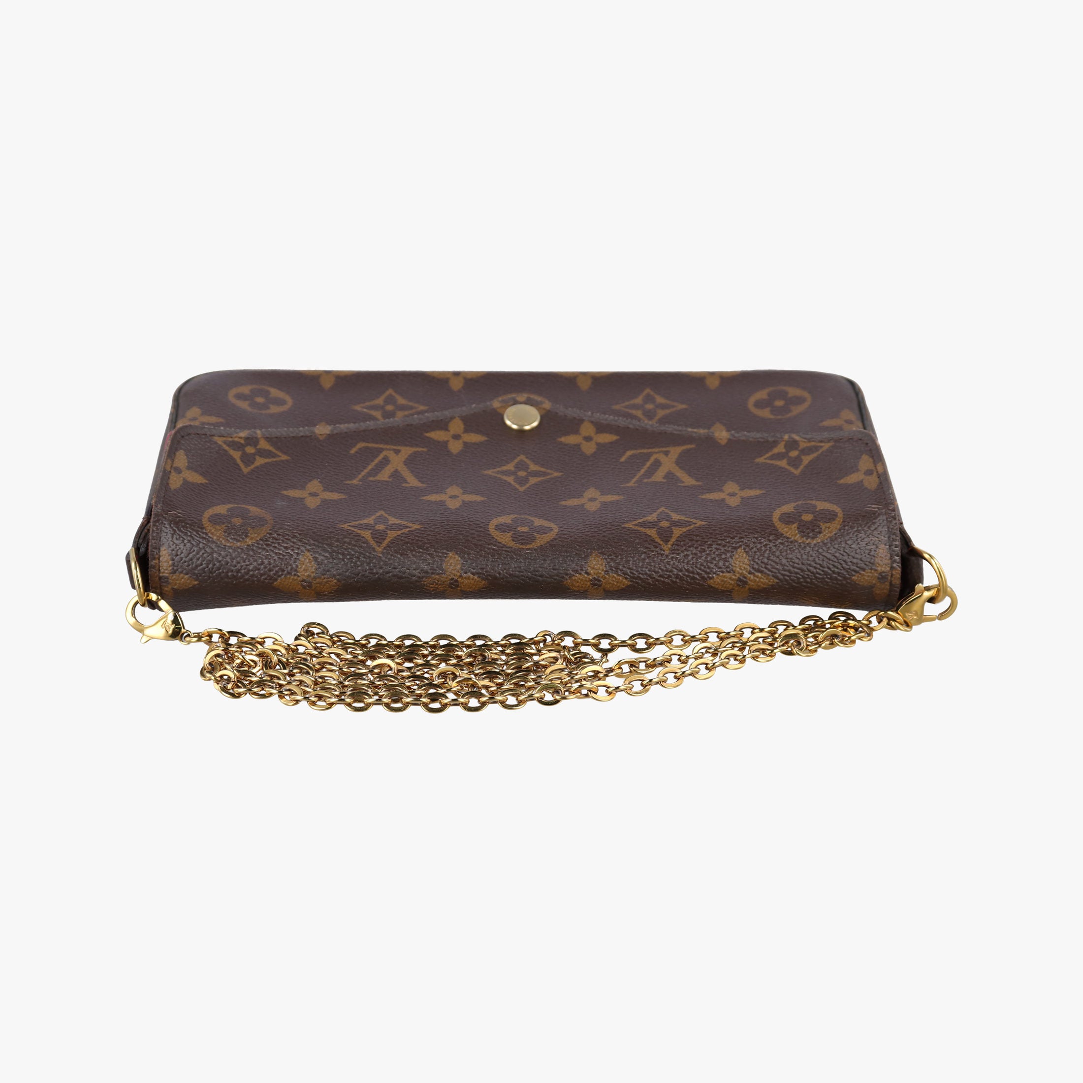 Vintage Louis Vuitton Pochette FeLICIE Brown Monogram Canvas M61276 shoulderbag | stylenewstar
