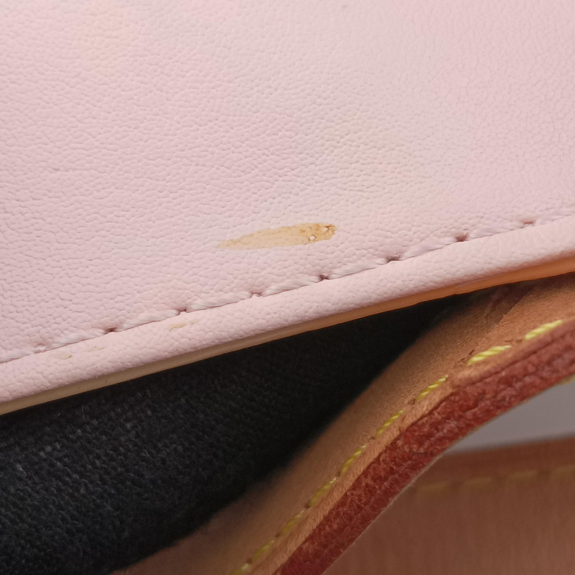Secondhand Louis Vuitton Thompson Street Rose Pink Vernis M91300 shoulderbag | stylenewstar