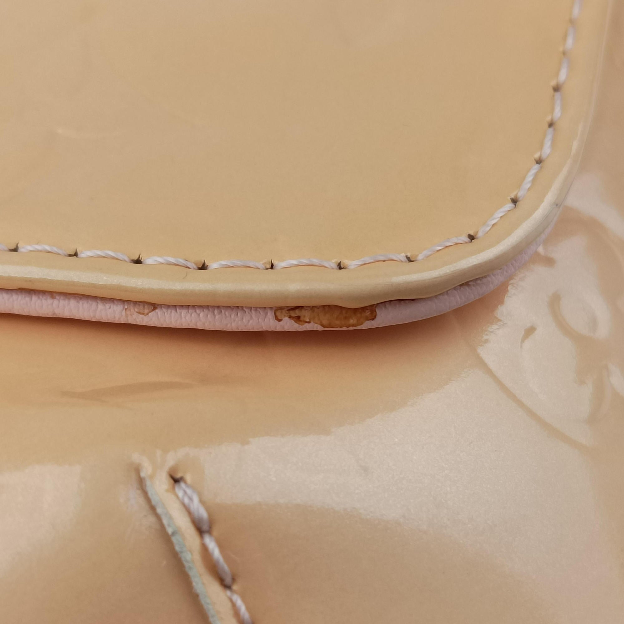 Secondhand Louis Vuitton Thompson Street Rose Pink Vernis M91300 shoulderbag | stylenewstar