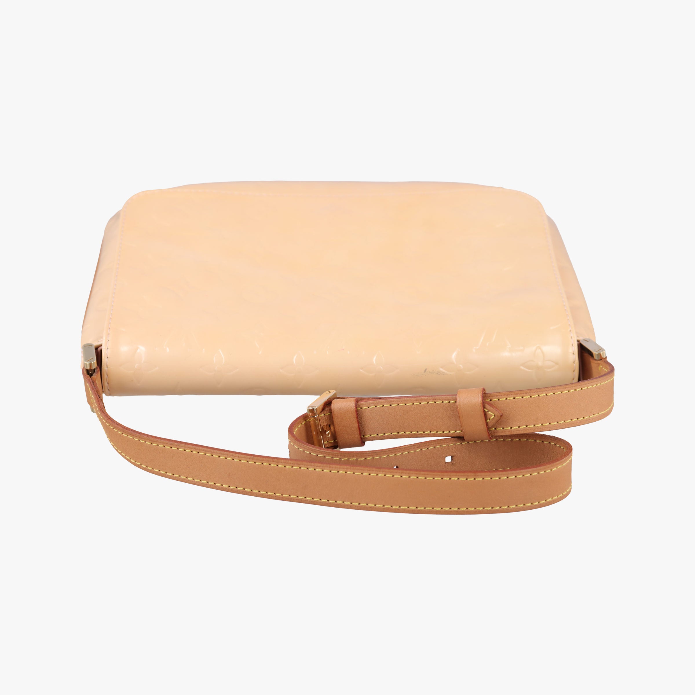 Secondhand Louis Vuitton Thompson Street Rose Pink Vernis M91300 shoulderbag | stylenewstar