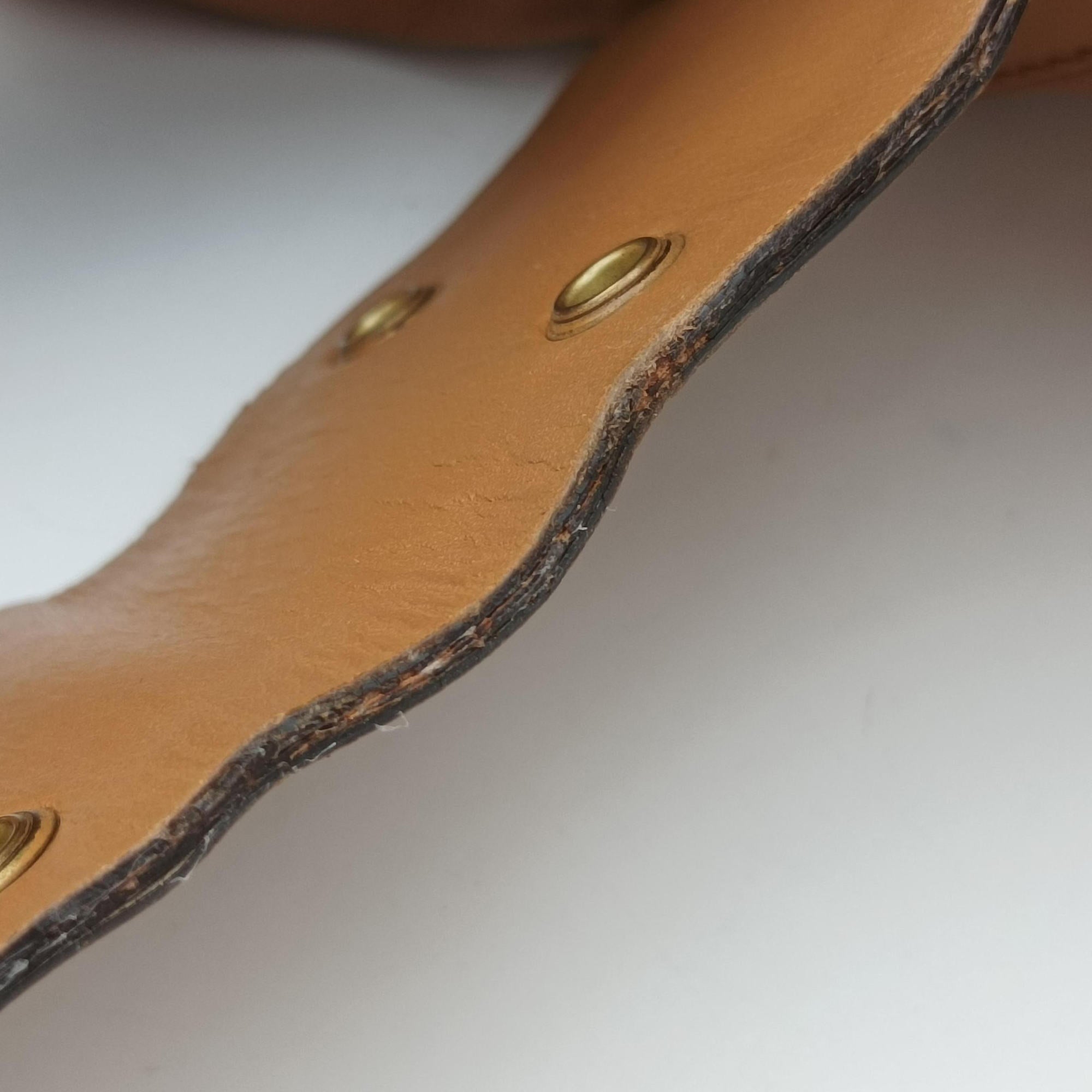 Vintage Christian Dior Taba  Brown Leather  shoulderbag | stylenewstar