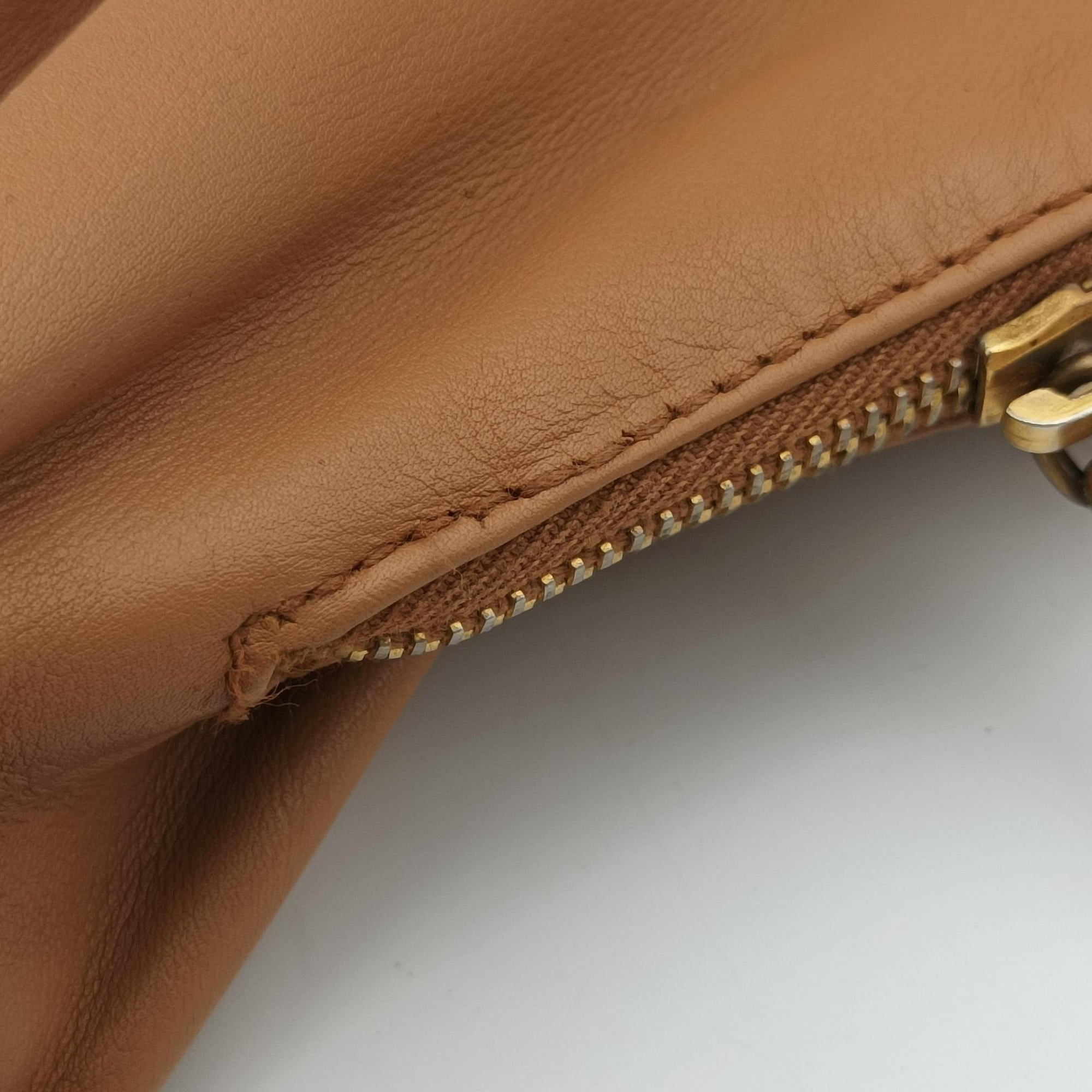 Vintage Christian Dior Taba  Brown Leather  shoulderbag | stylenewstar