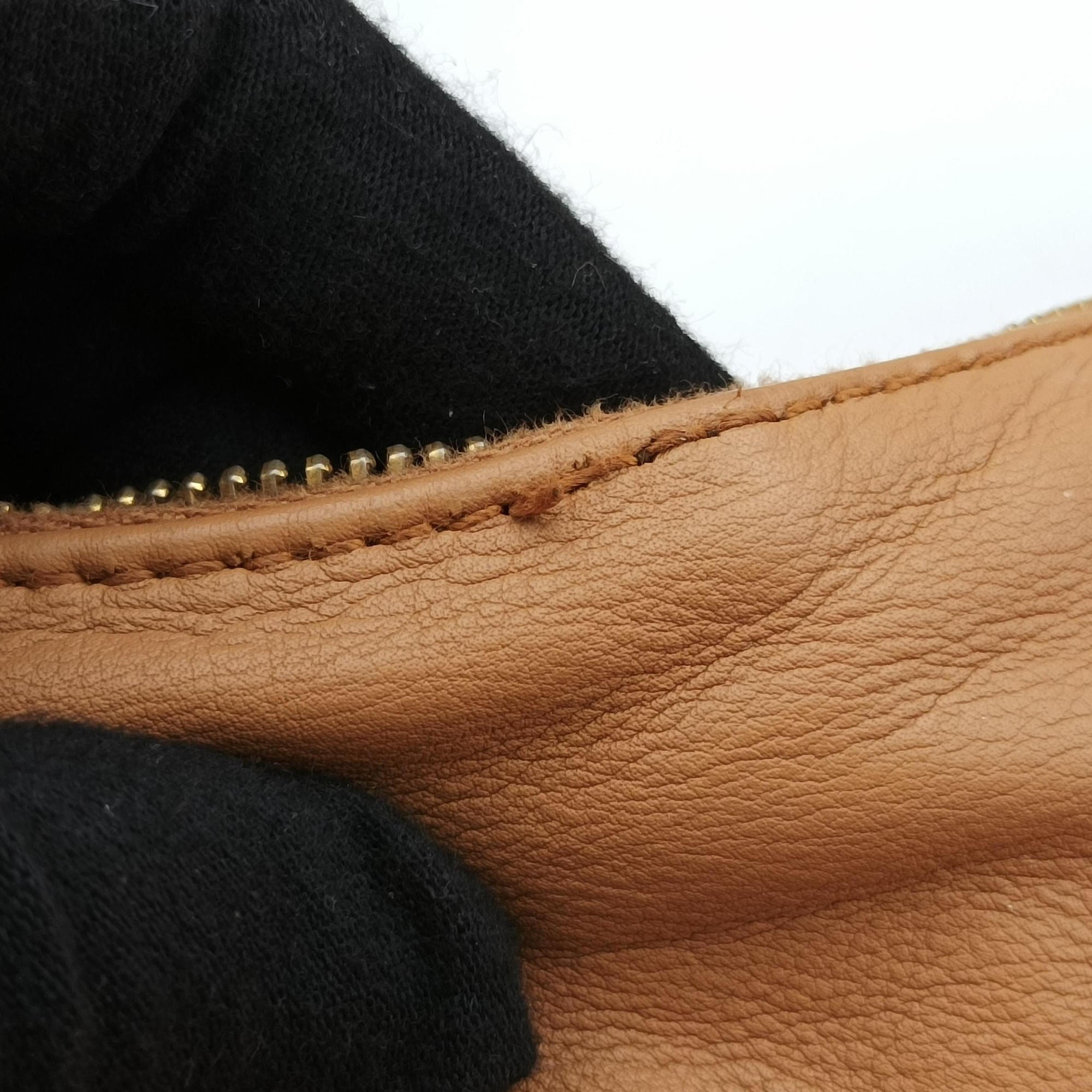 Vintage Christian Dior Taba  Brown Leather  shoulderbag | stylenewstar