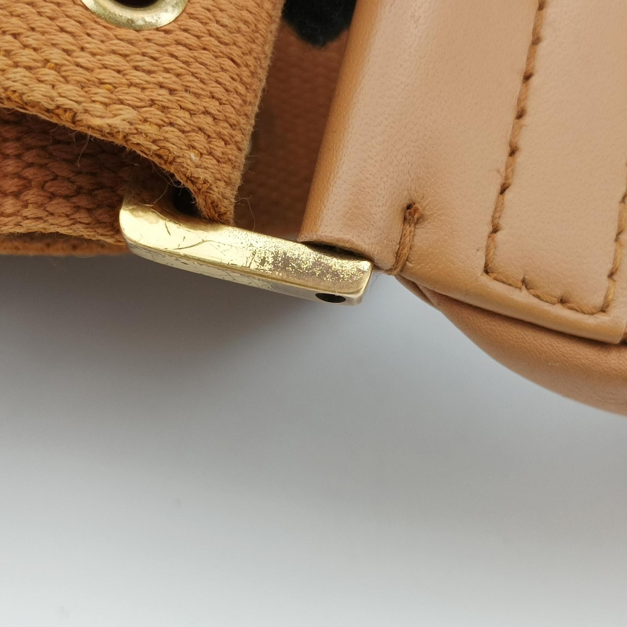 Vintage Christian Dior Taba  Brown Leather  shoulderbag | stylenewstar