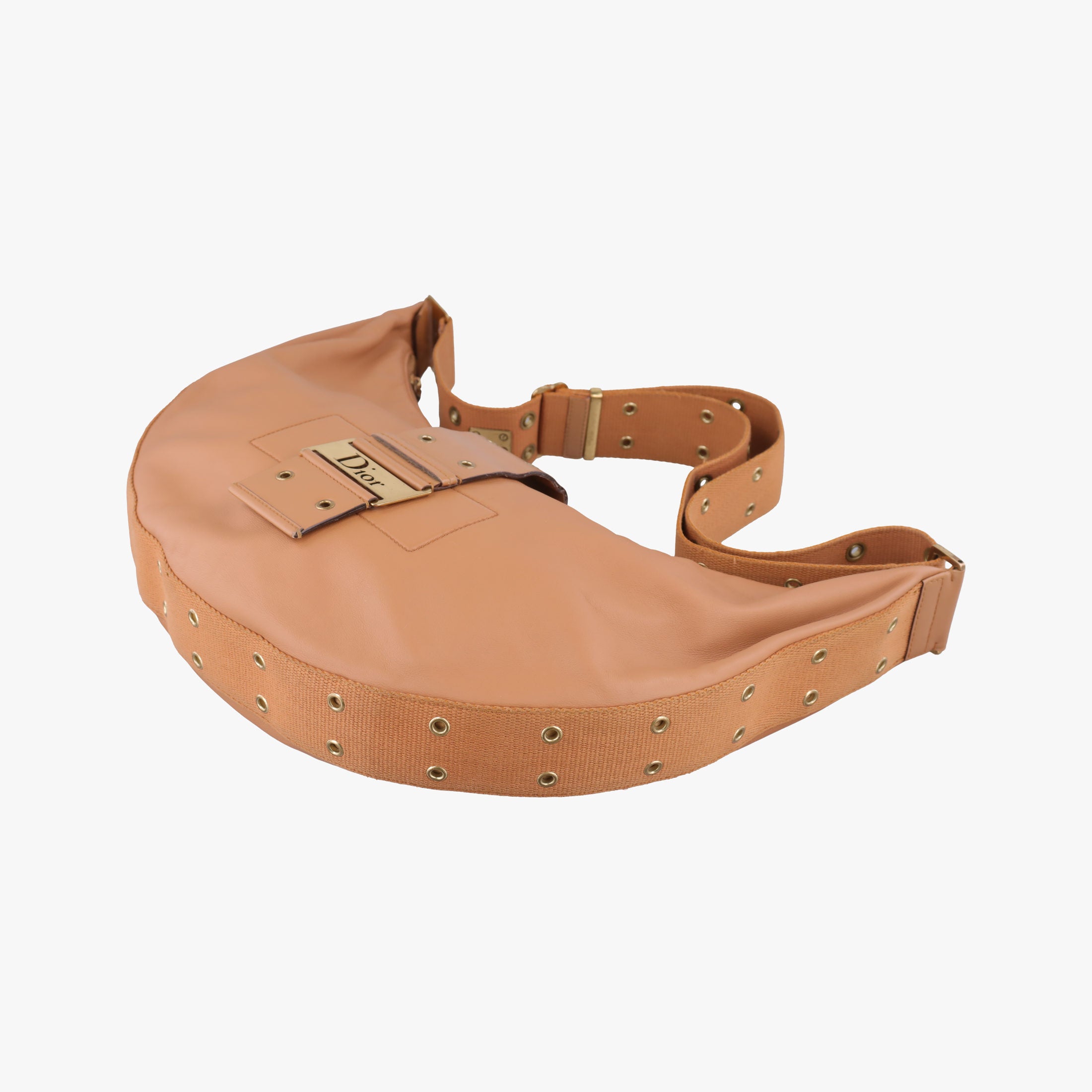 Vintage Christian Dior Taba  Brown Leather  shoulderbag | stylenewstar