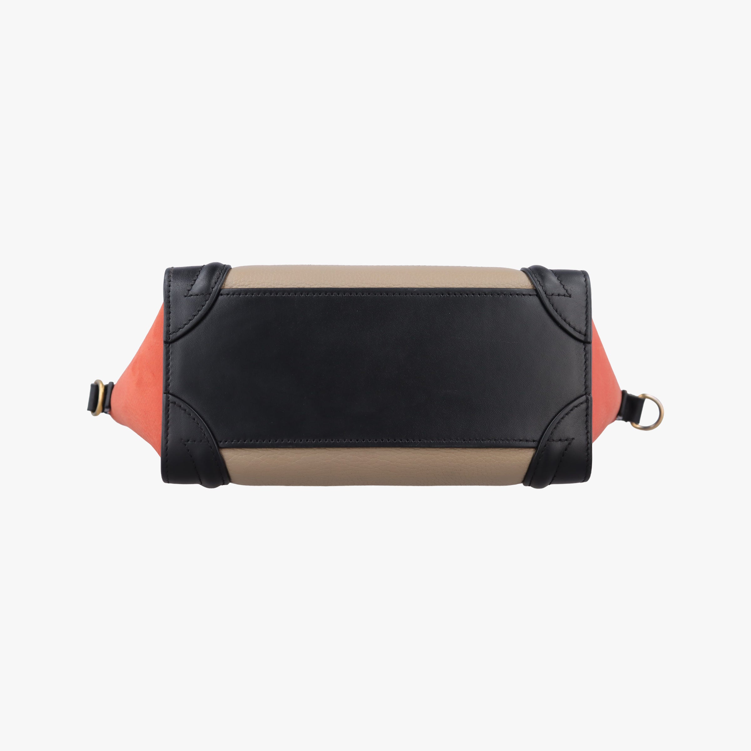 Pre-owned Celine luggage nano shopper Multicolour leather  shoulderbag | stylenewstar