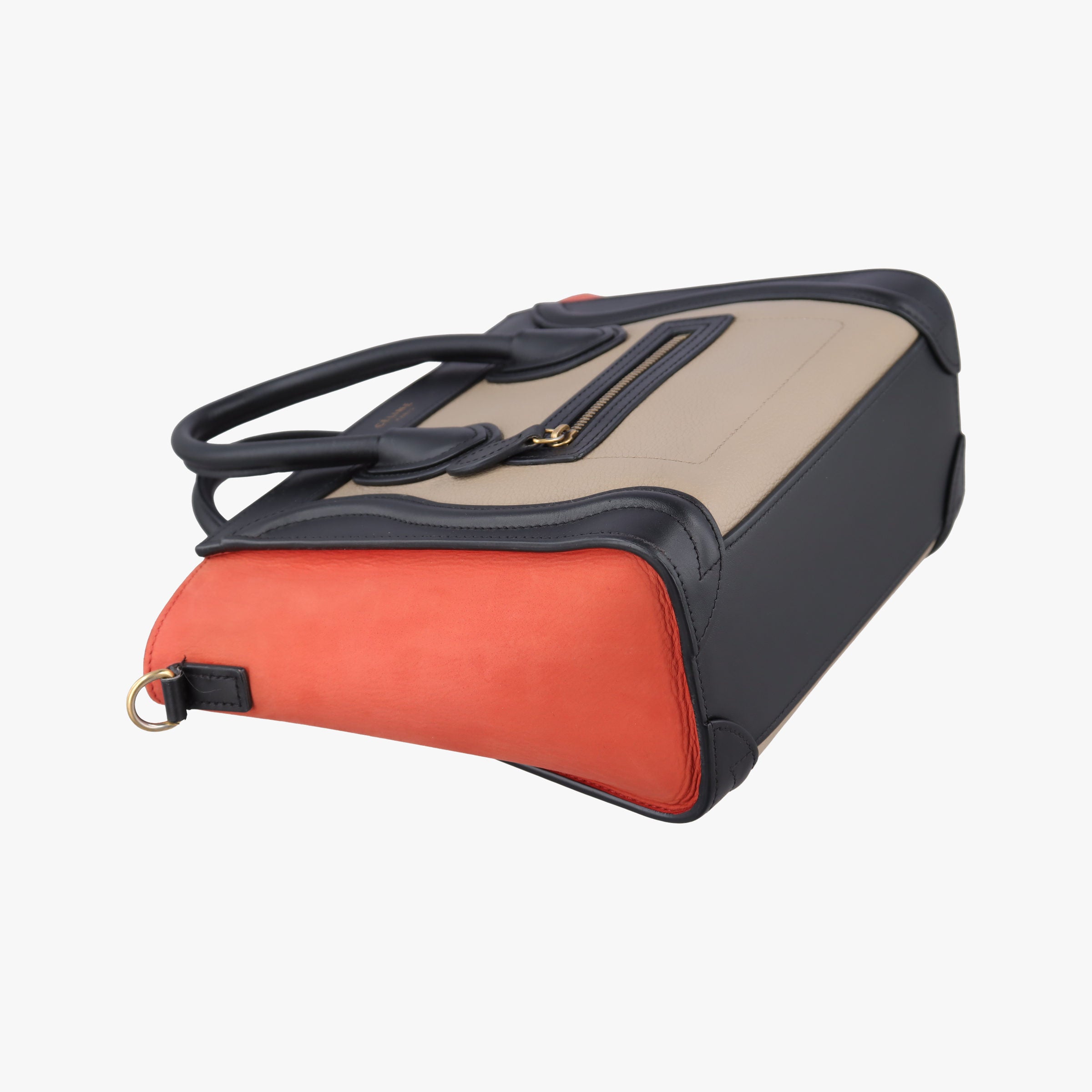 Pre-owned Celine luggage nano shopper Multicolour leather  shoulderbag | stylenewstar