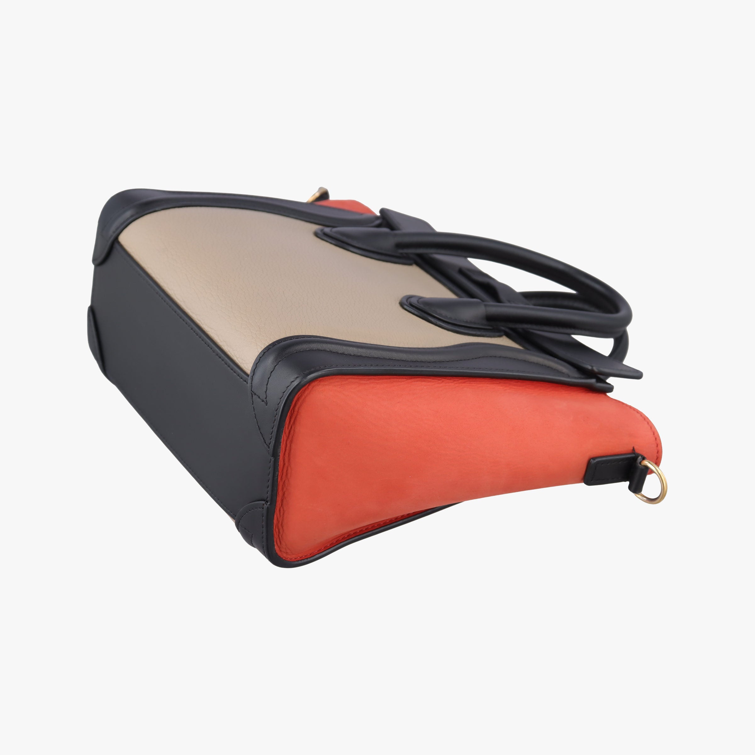 Pre-owned Celine luggage nano shopper Multicolour leather  shoulderbag | stylenewstar