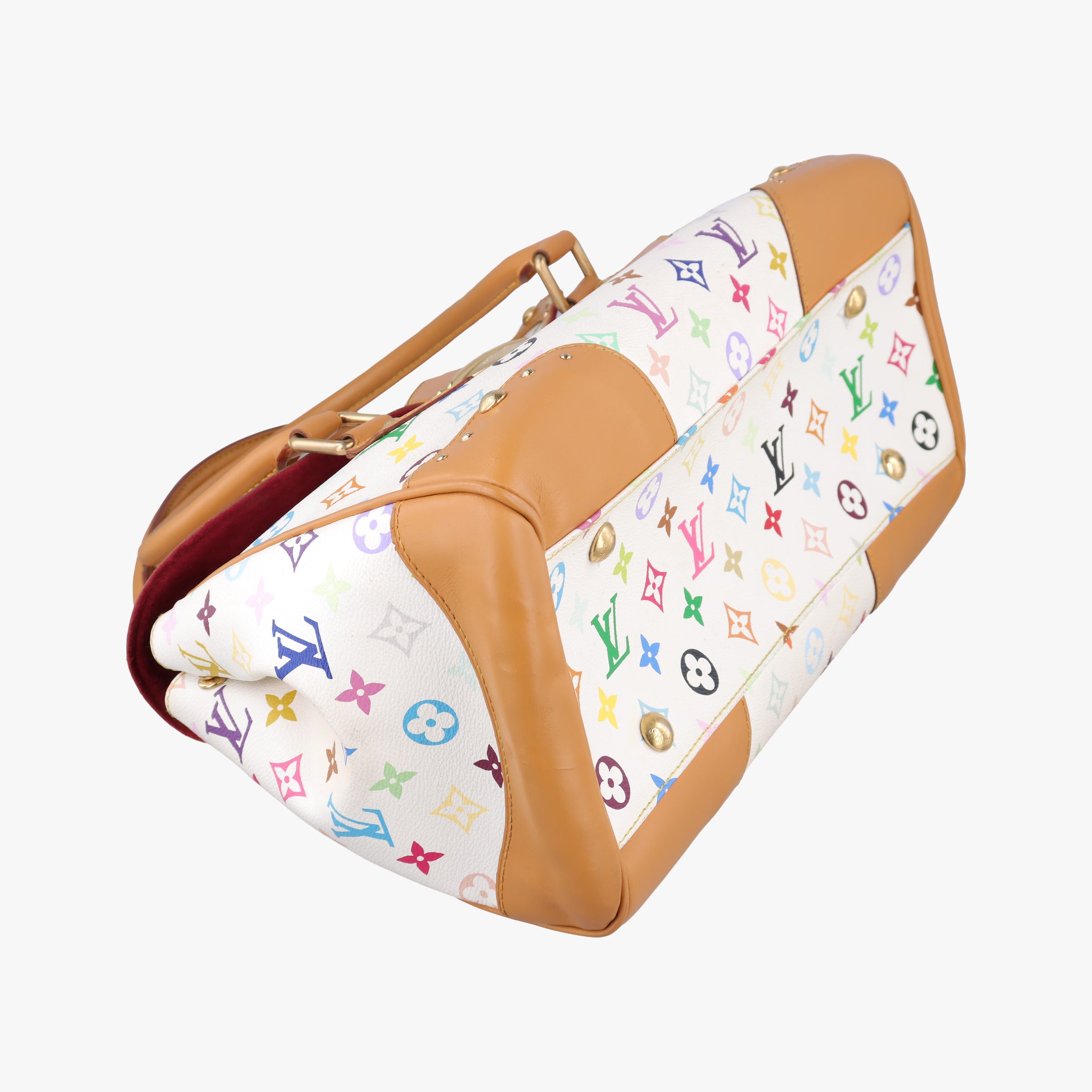 Pre-owned Louis Vuitton BEVERLY GM white Monogram Multicolor M40201 shoulderbag | stylenewstar