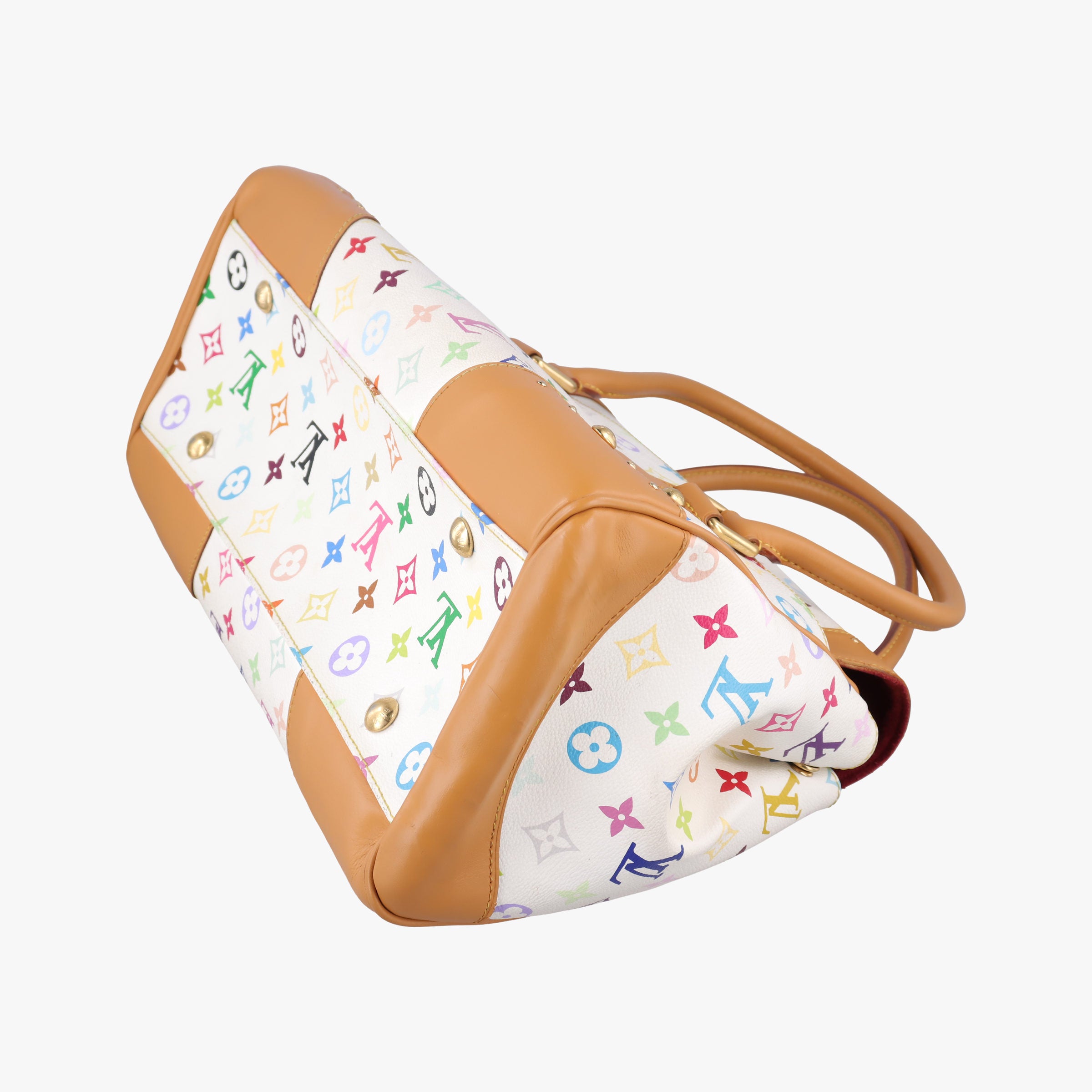 Pre-owned Louis Vuitton BEVERLY GM white Monogram Multicolor M40201 shoulderbag | stylenewstar