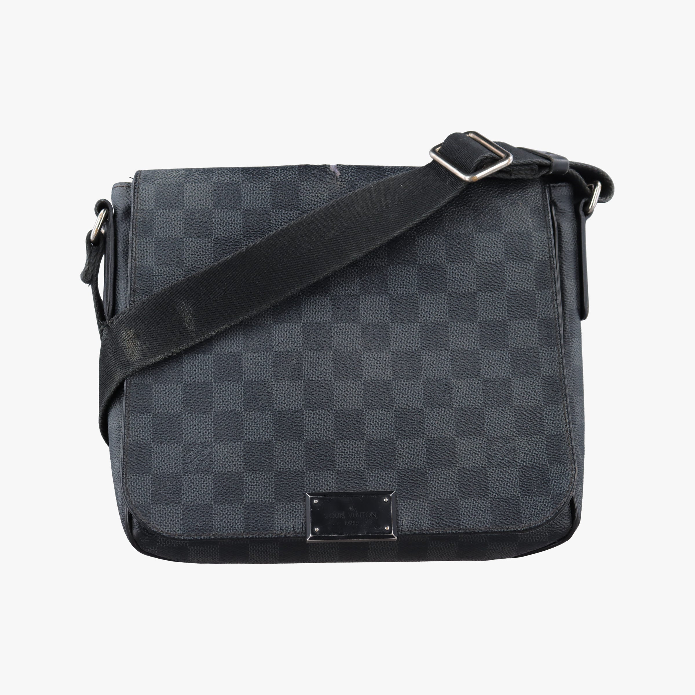 Pre-owned Louis Vuitton District PM Noir Damier GRAPHITE N41260 shoulderbag | stylenewstar