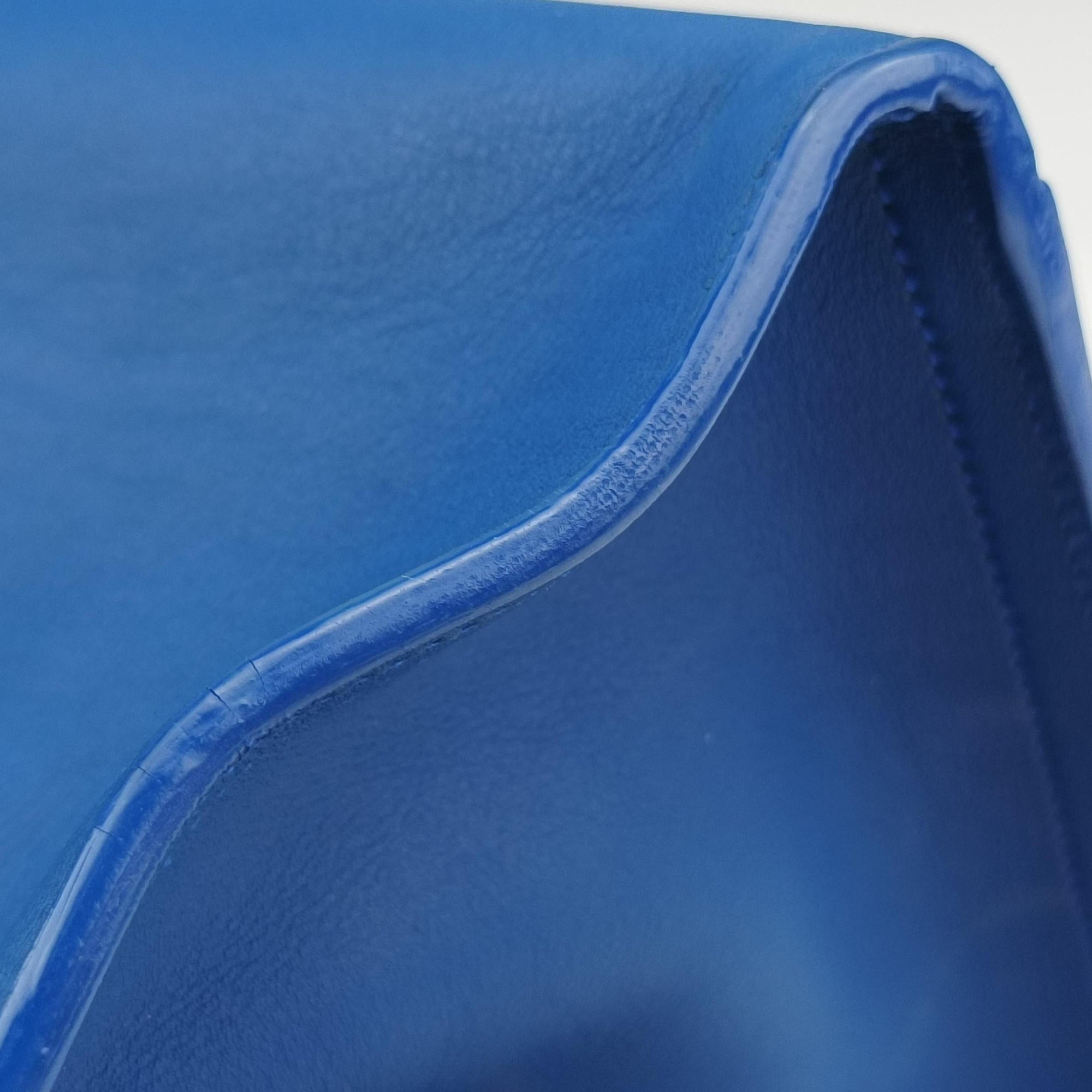 Vintage Yves Saint Laurent BABY CABAS Blue Leather 394461 shoulderbag | stylenewstar