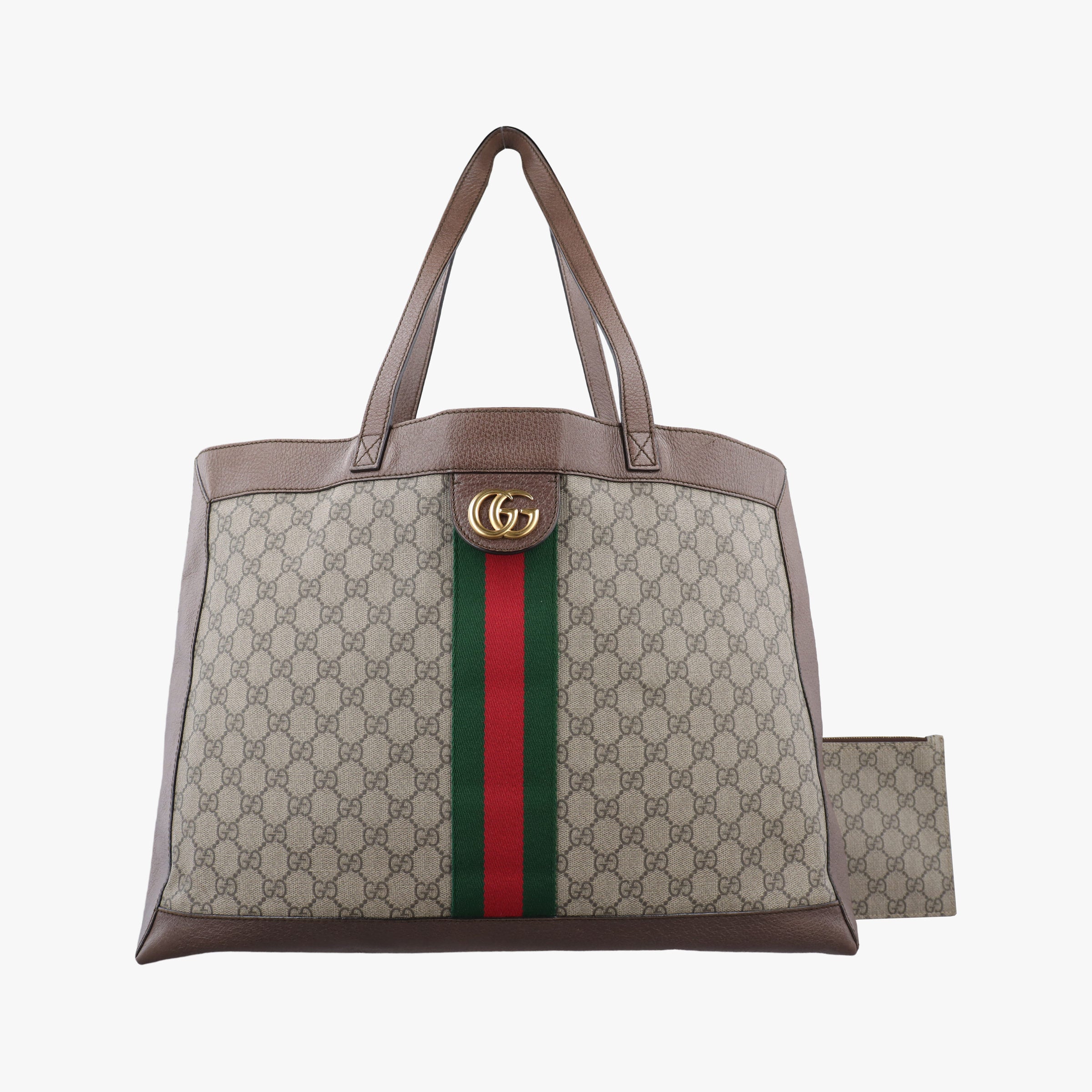 Vintage Gucci Ophidia beige×red×green PVC coated canvas×leather 547947 handbag | stylenewstar
